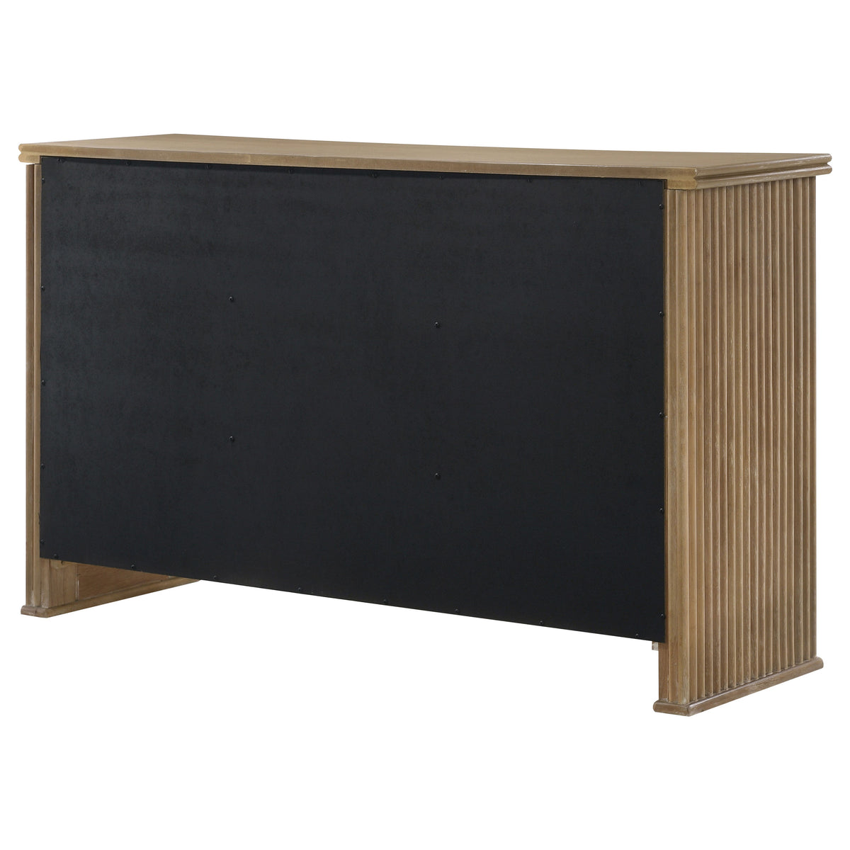 Adina 3-door 59-inch Sideboard Server with 3 Drawers Distressed Light Brown