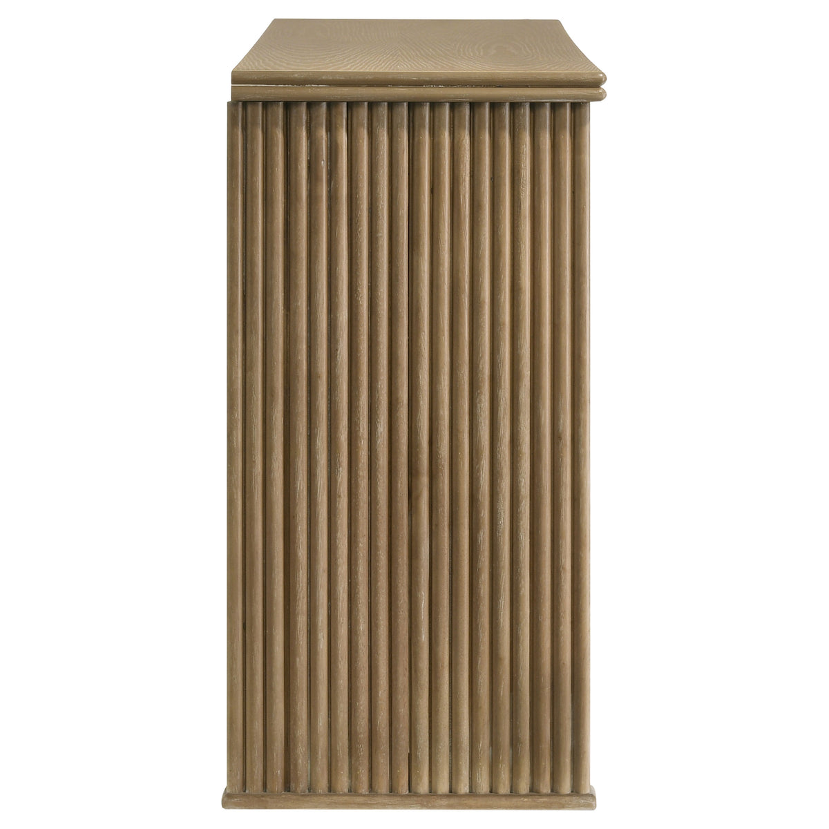 Adina 3-door 59-inch Sideboard Server with 3 Drawers Distressed Light Brown