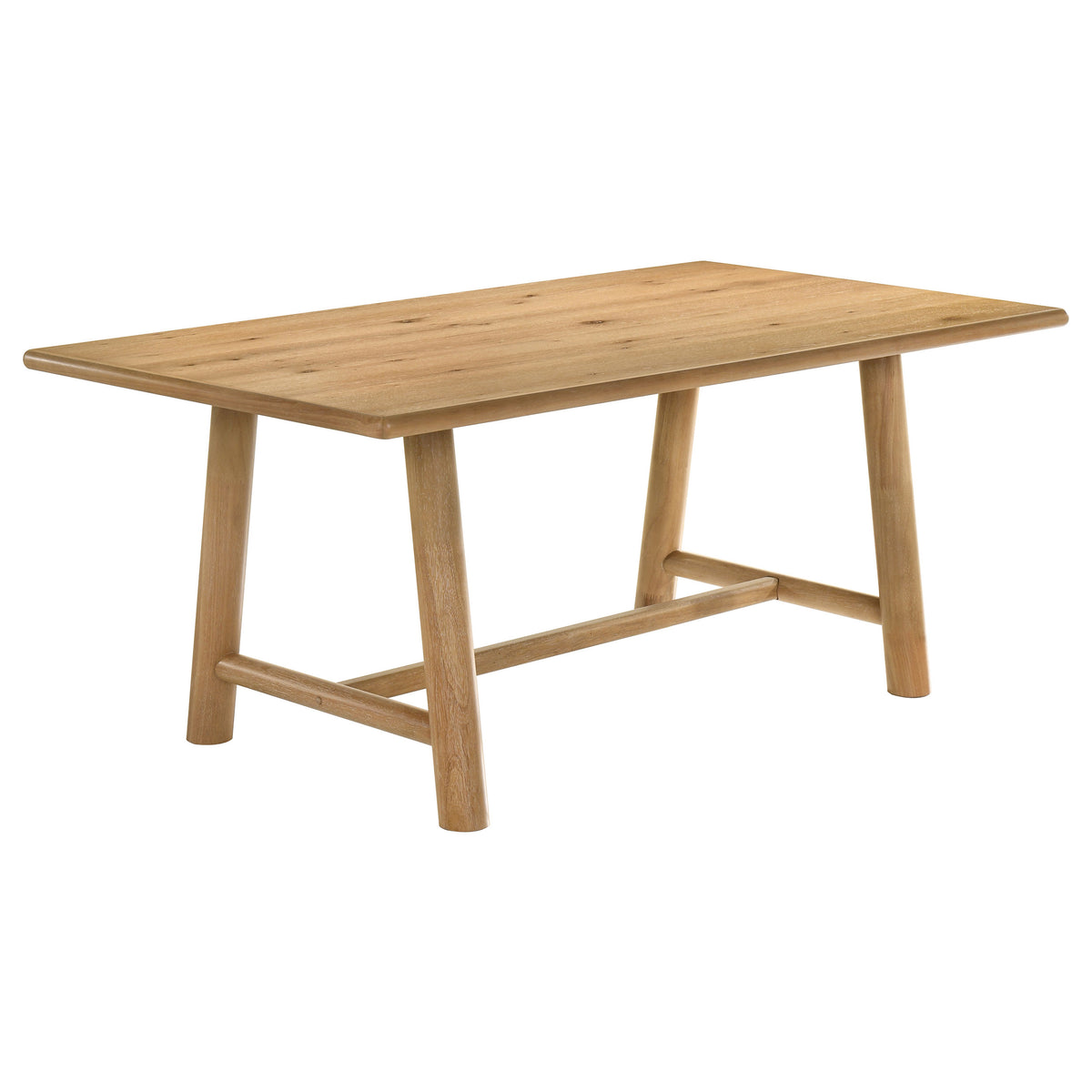 Duncan 71-inch Rectangular Trestle Dining Table Washed Oak