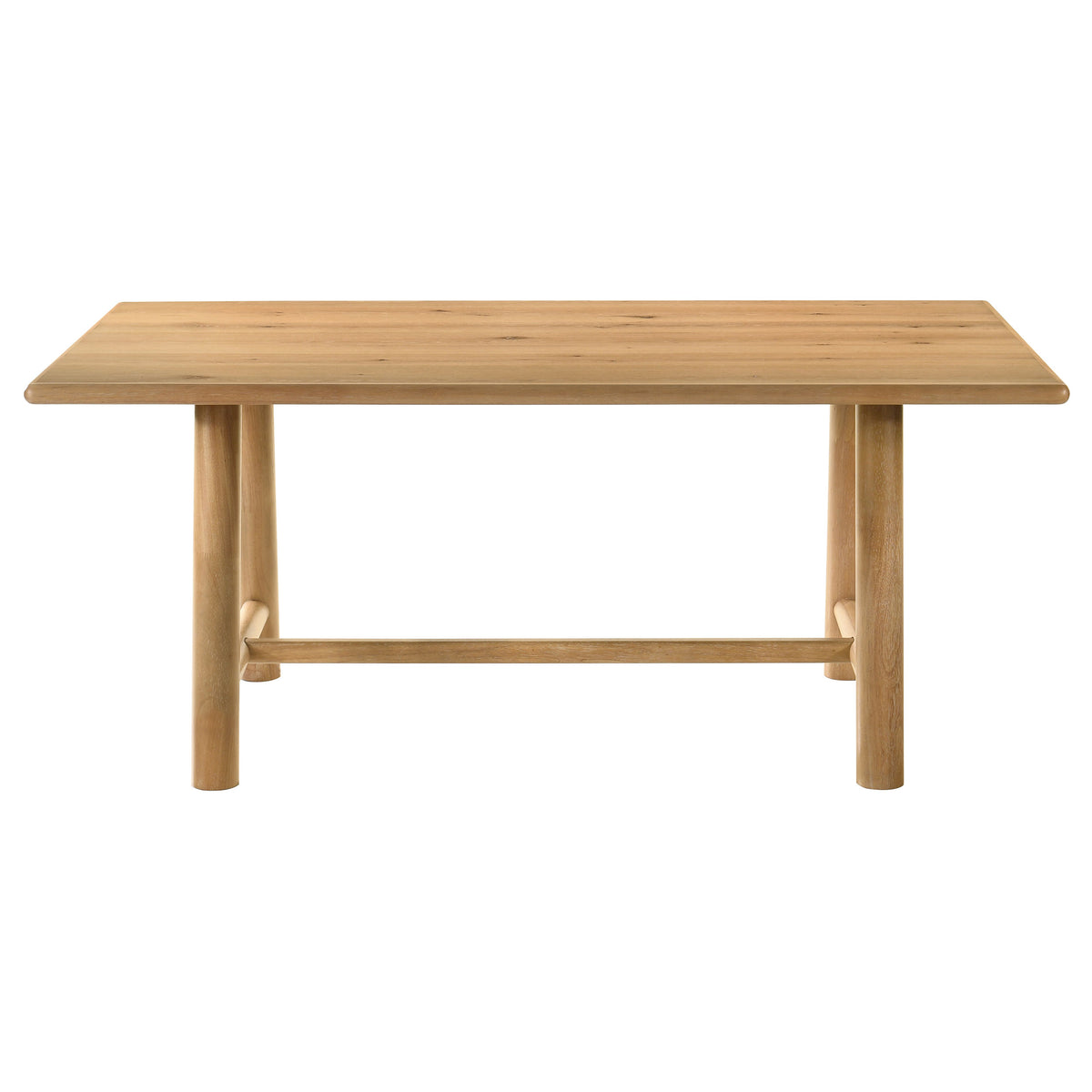 Duncan 71-inch Rectangular Trestle Dining Table Washed Oak