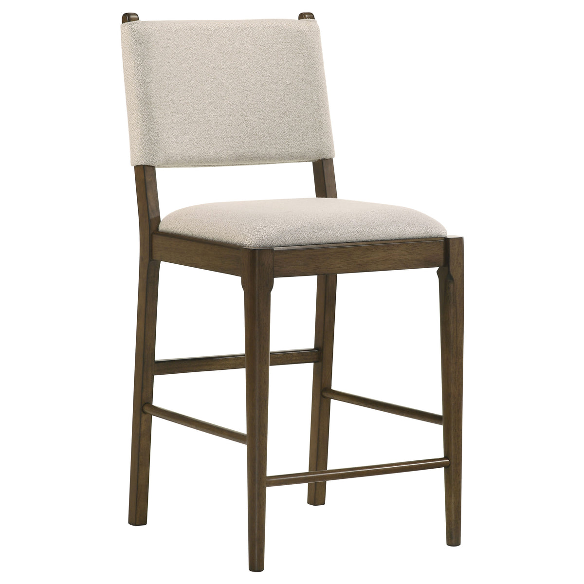 Ottowa Upholstered Counter Height Chairs (Set of 2) Light Tan and Brown