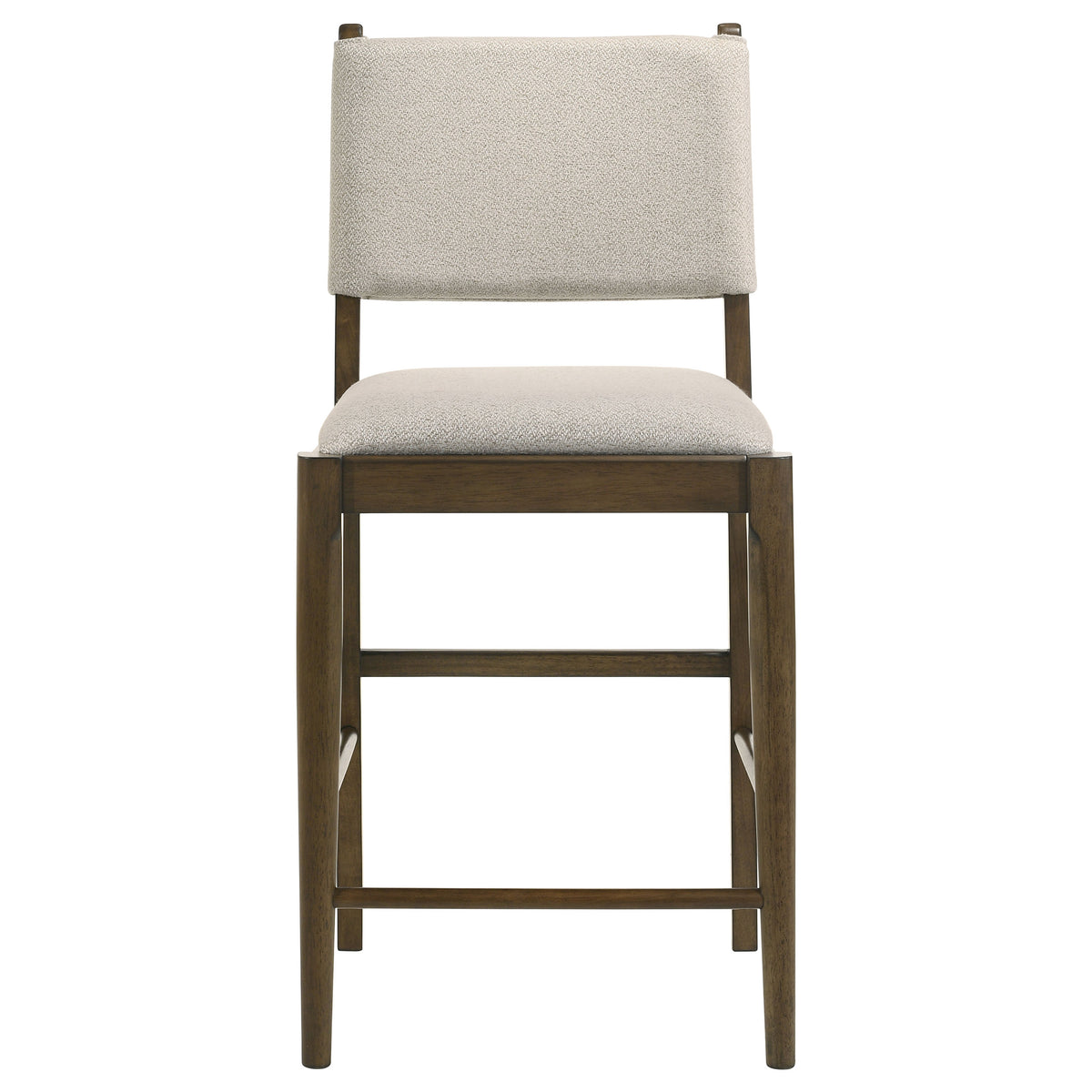 Ottowa Upholstered Counter Height Chairs (Set of 2) Light Tan and Brown