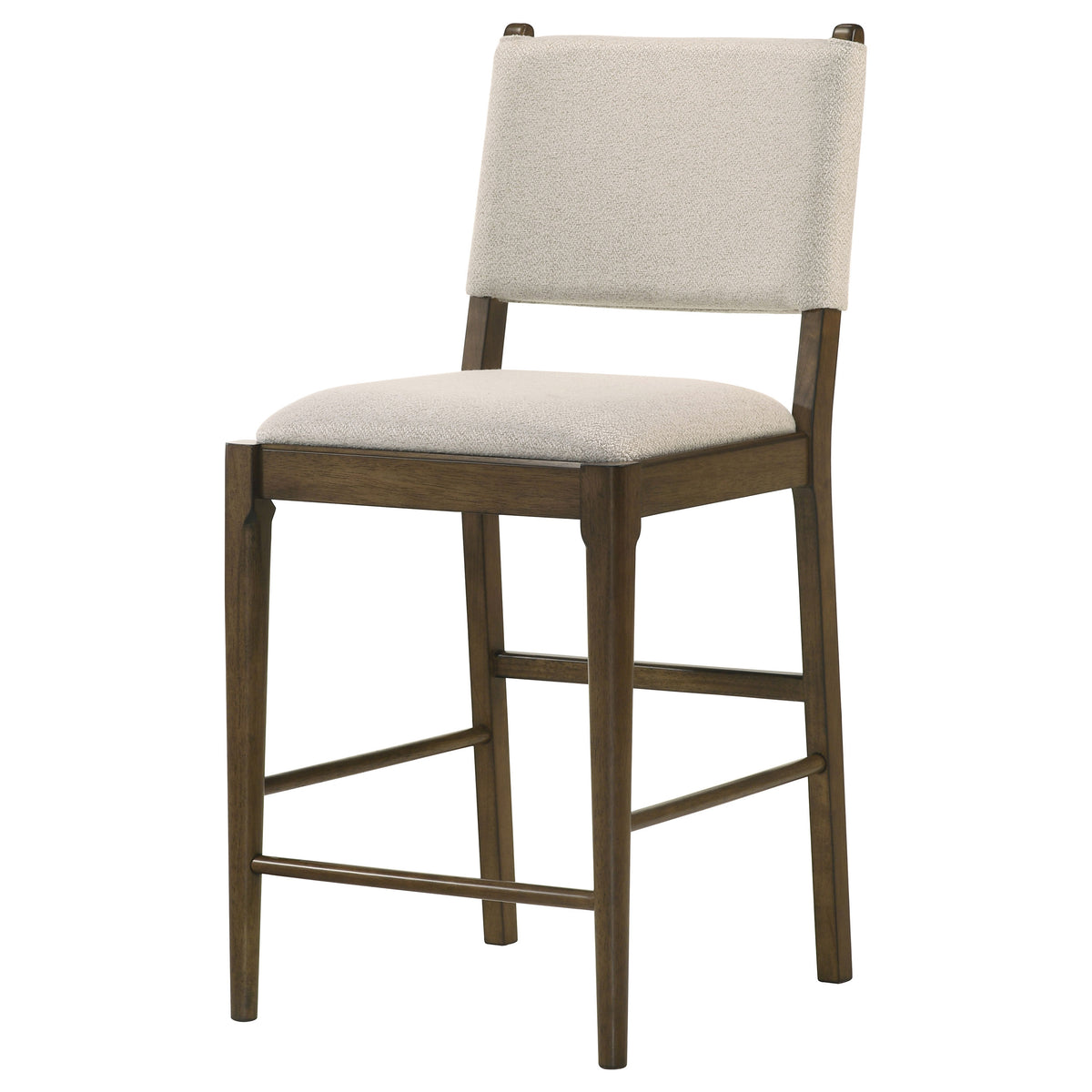 Ottowa Upholstered Counter Height Chairs (Set of 2) Light Tan and Brown