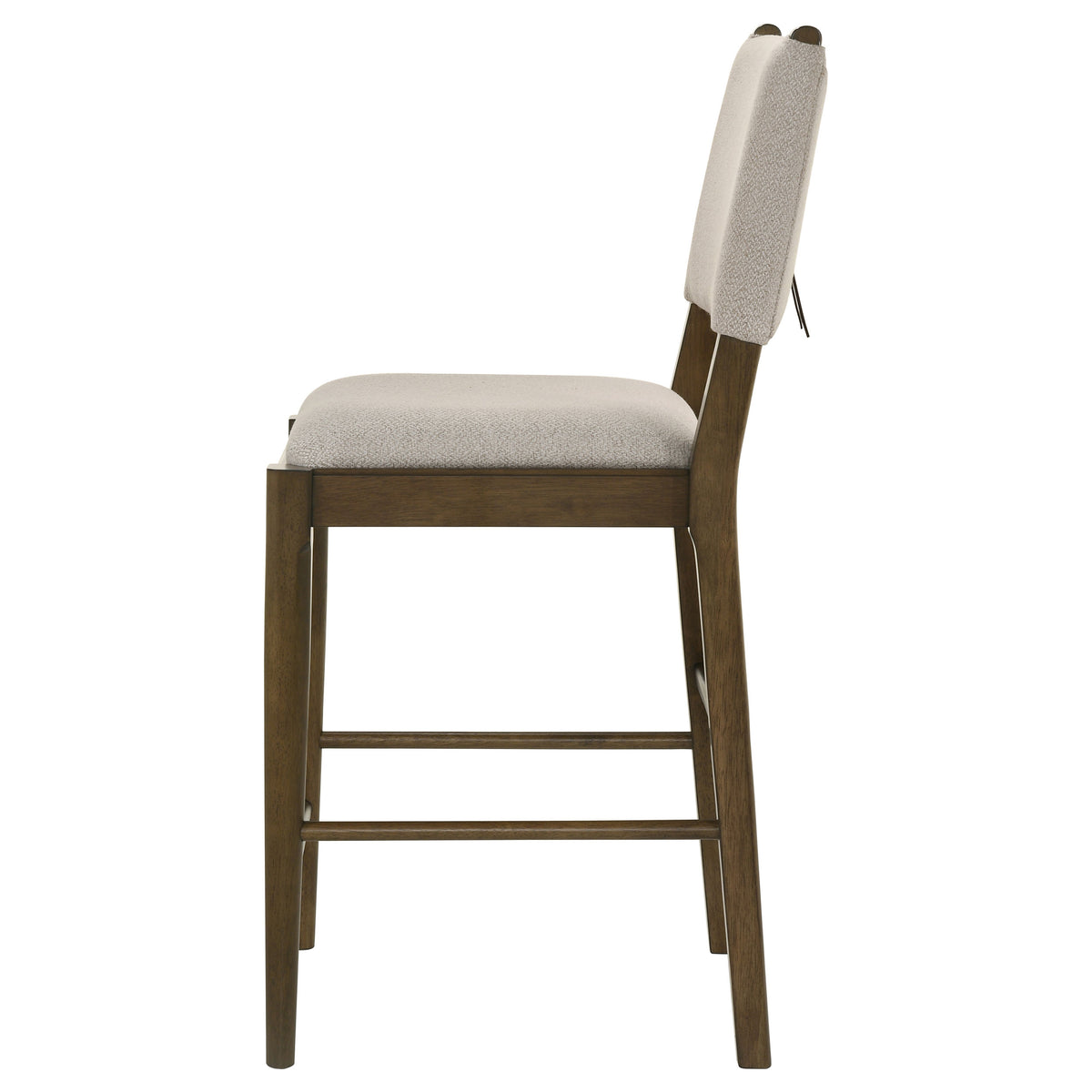 Ottowa Upholstered Counter Height Chairs (Set of 2) Light Tan and Brown