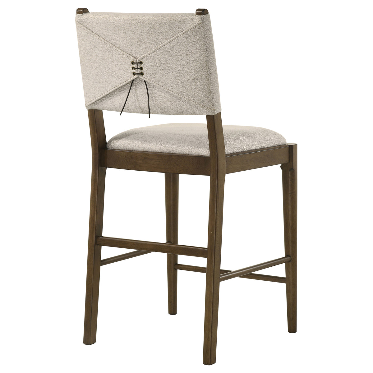 Ottowa Upholstered Counter Height Chairs (Set of 2) Light Tan and Brown