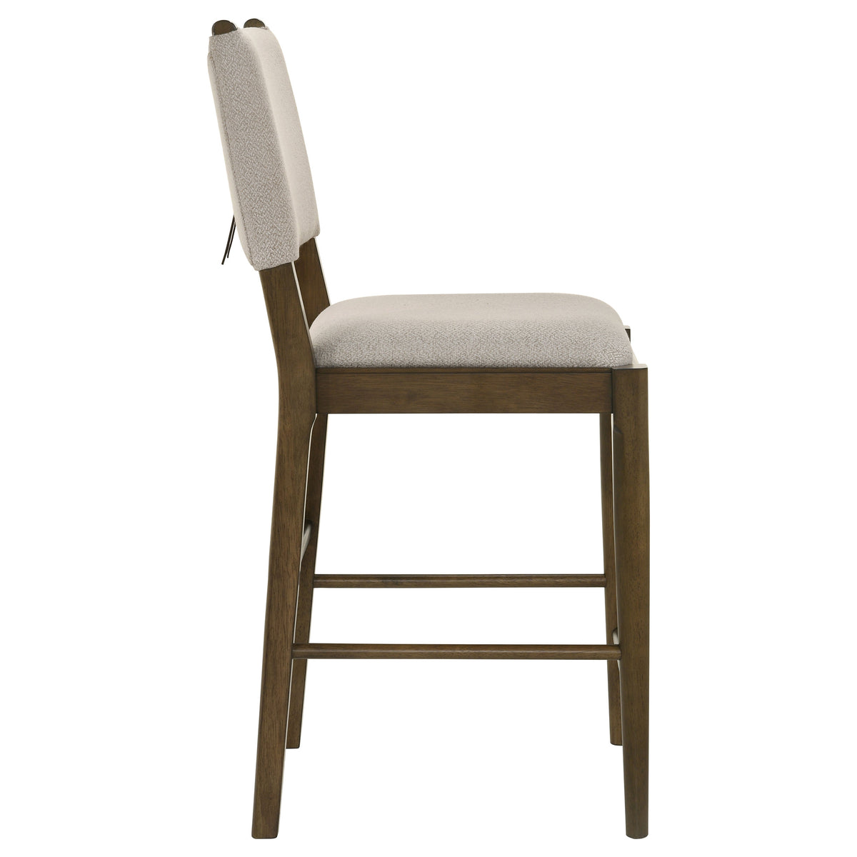Ottowa Upholstered Counter Height Chairs (Set of 2) Light Tan and Brown