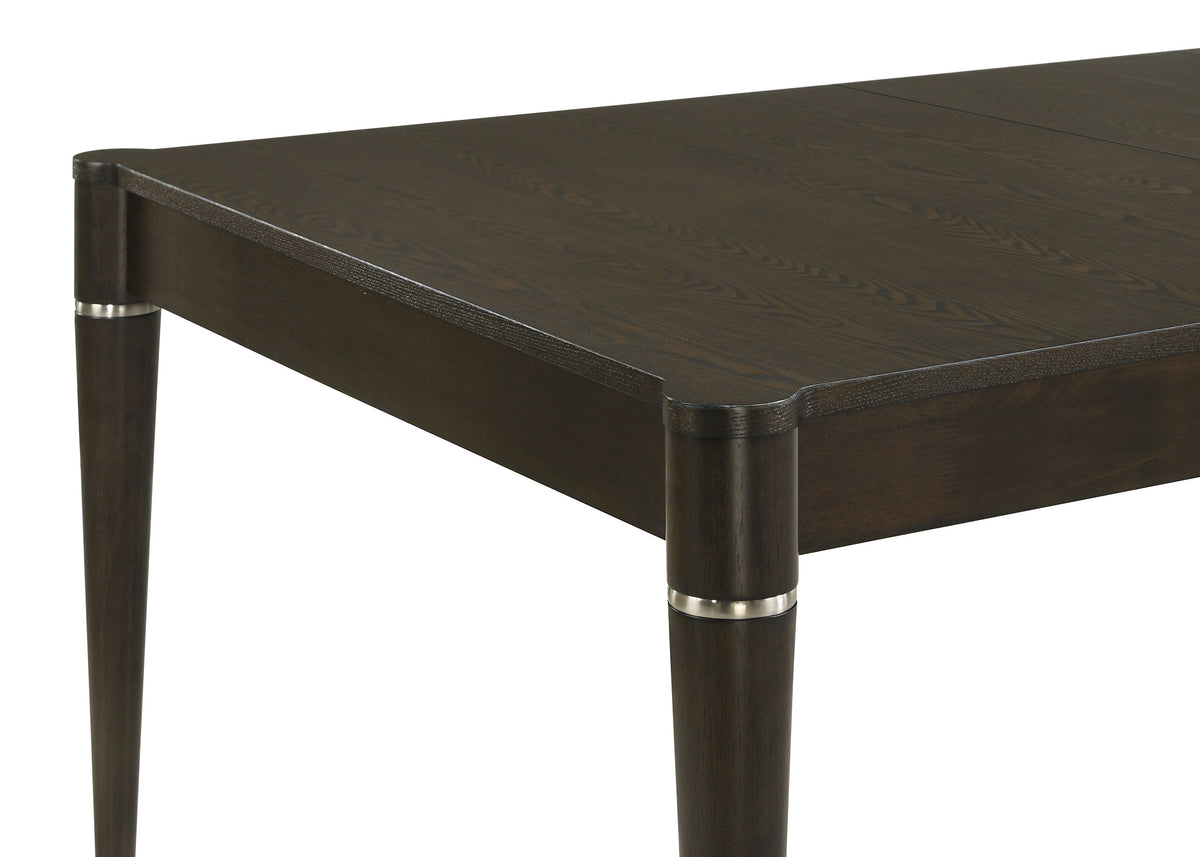 Reseda 5-piece Rectangular Extension Dining Set Ash Brown and Beige