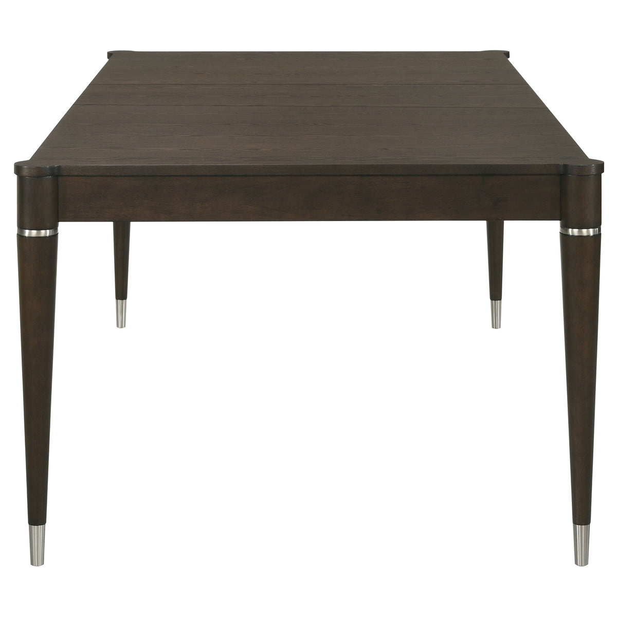 Reseda 8-piece Rectangular Extension Dining Set with Sideboard Ash Brown and Beige