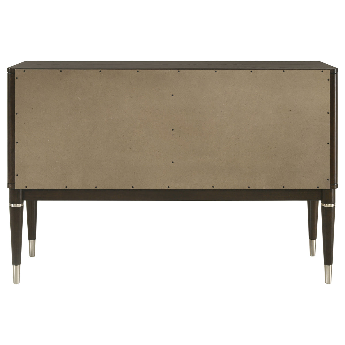 Reseda 4-door Dining Sideboard Server with Adjustable Shelves Ash Brown