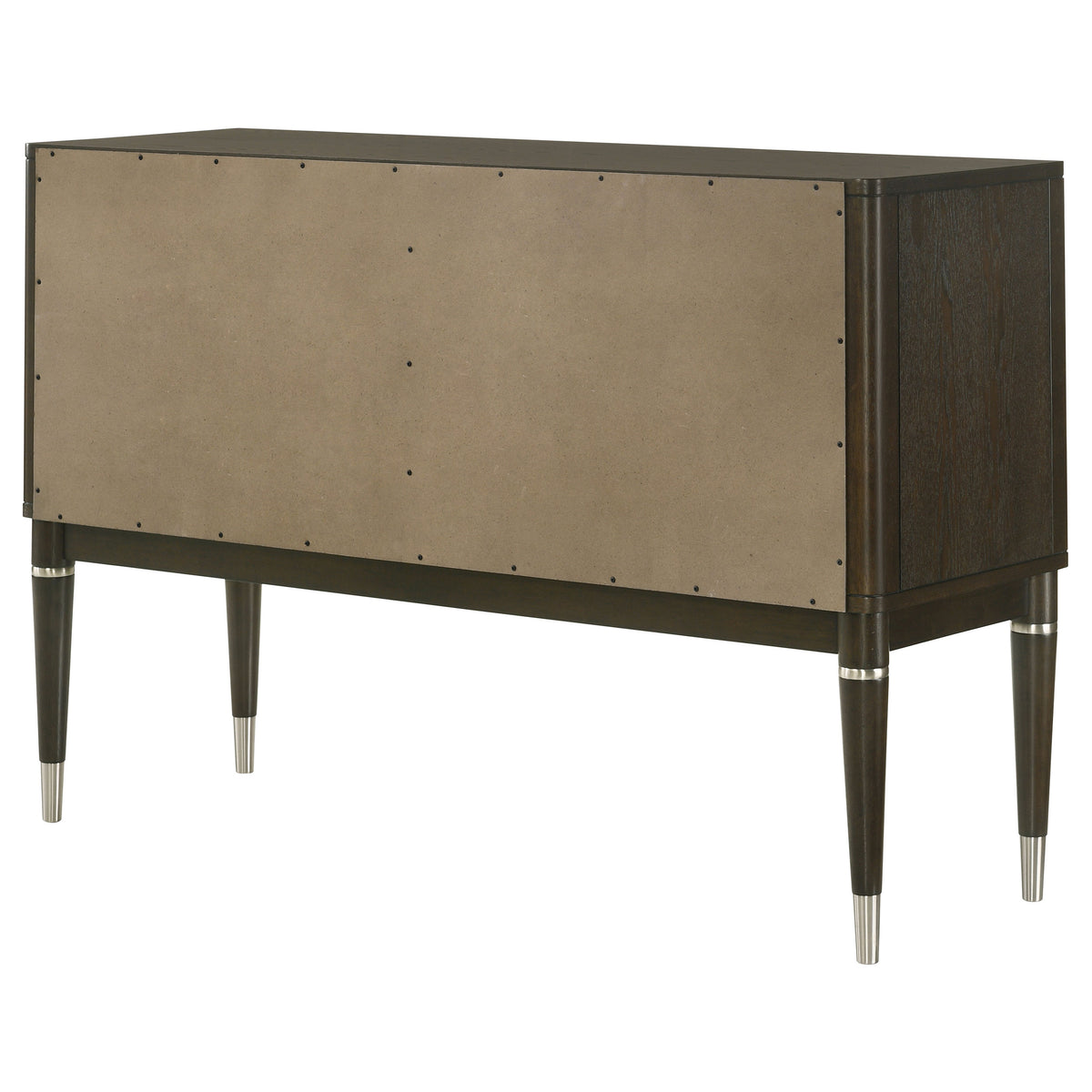 Reseda 4-door Dining Sideboard Server with Adjustable Shelves Ash Brown