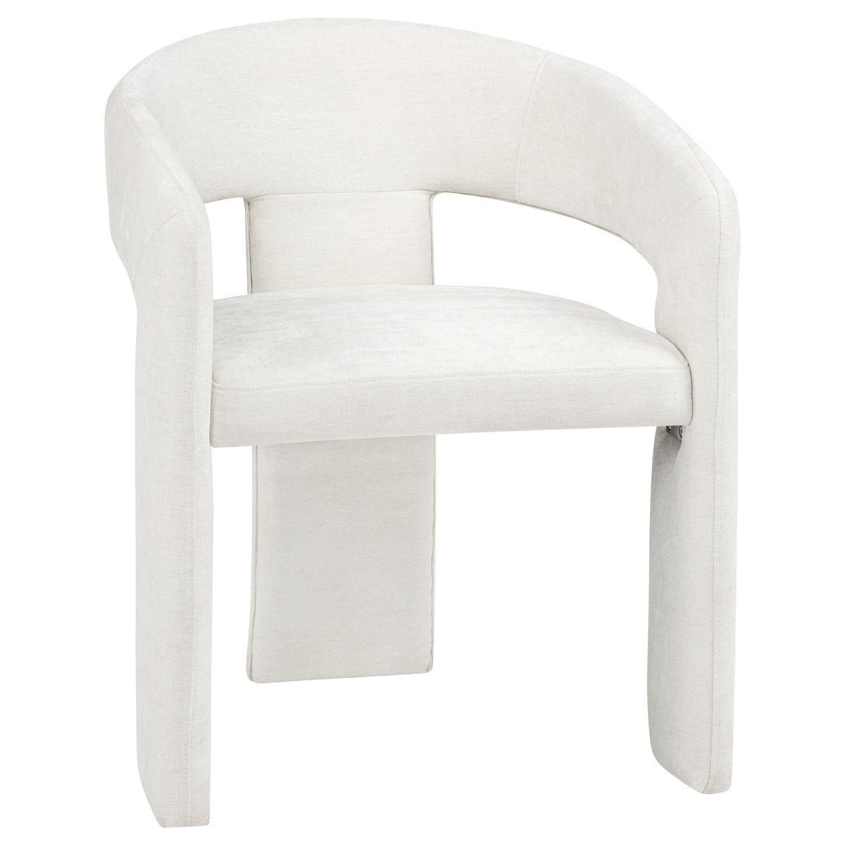 Carlow Upholstered Dining Arm Chairs (Set of 2) White