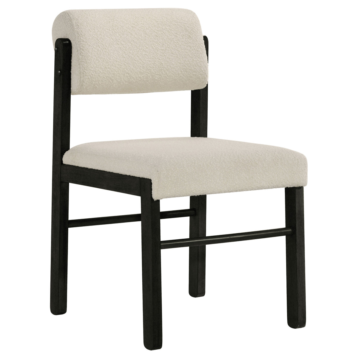 Kehoe Upholstered Dining Side Chairs (Set of 2) Cream and Black