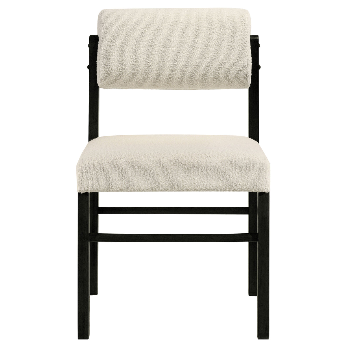 Kehoe Upholstered Dining Side Chairs (Set of 2) Cream and Black