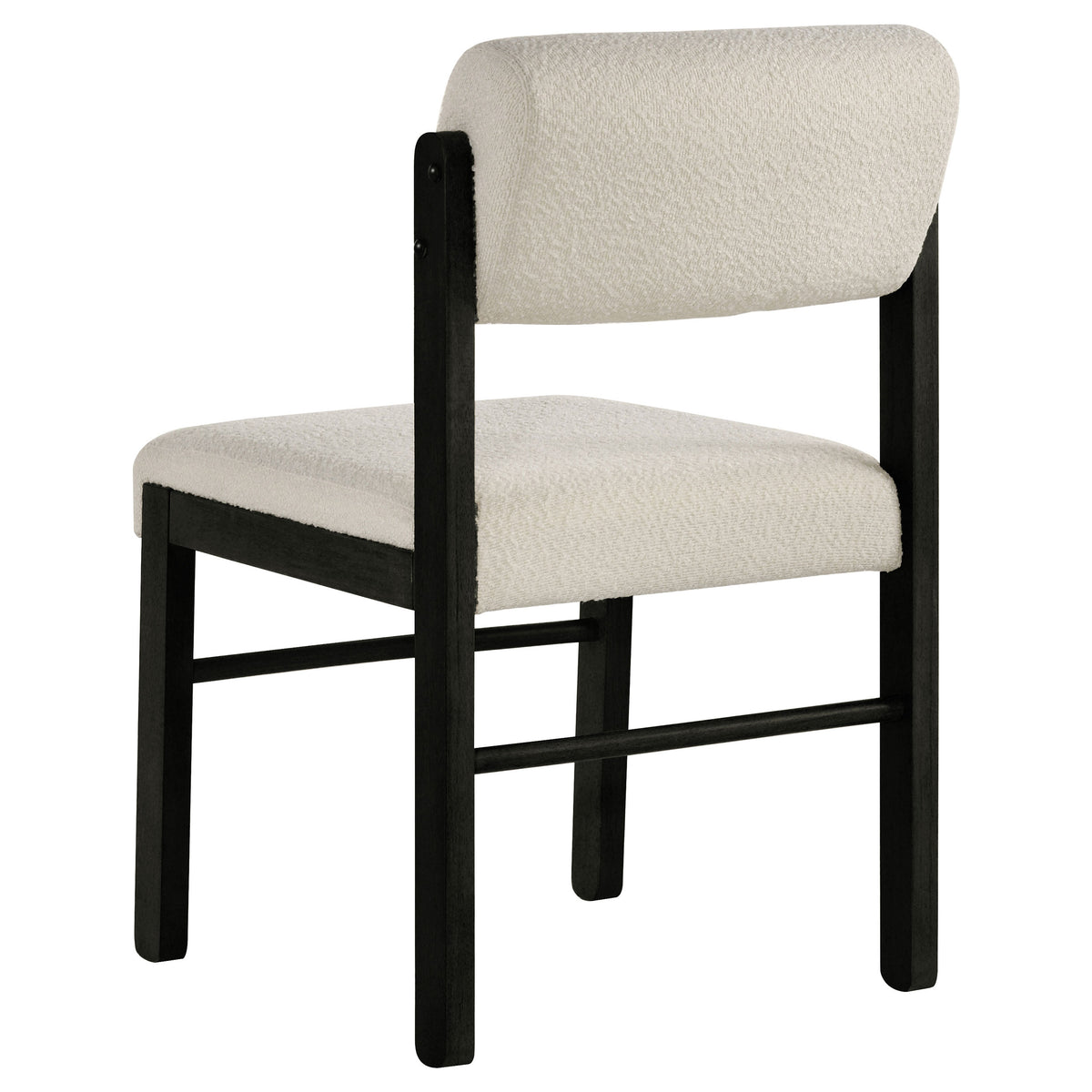 Kehoe Upholstered Dining Side Chairs (Set of 2) Cream and Black