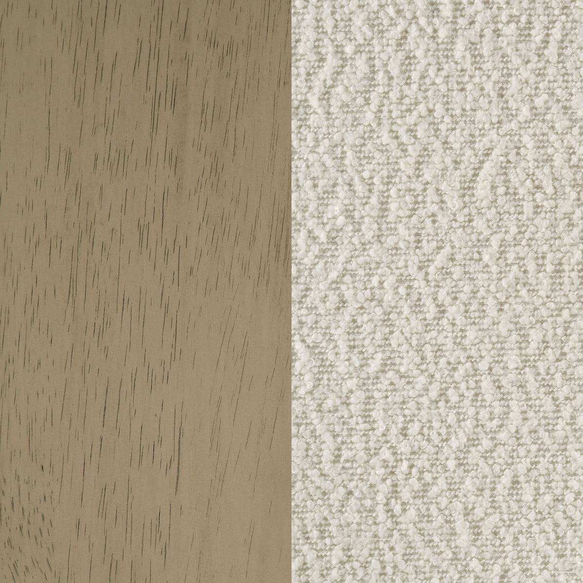 Kehoe Upholstered Counter Height Chairs (Set of 2) Cream and Natural Oak