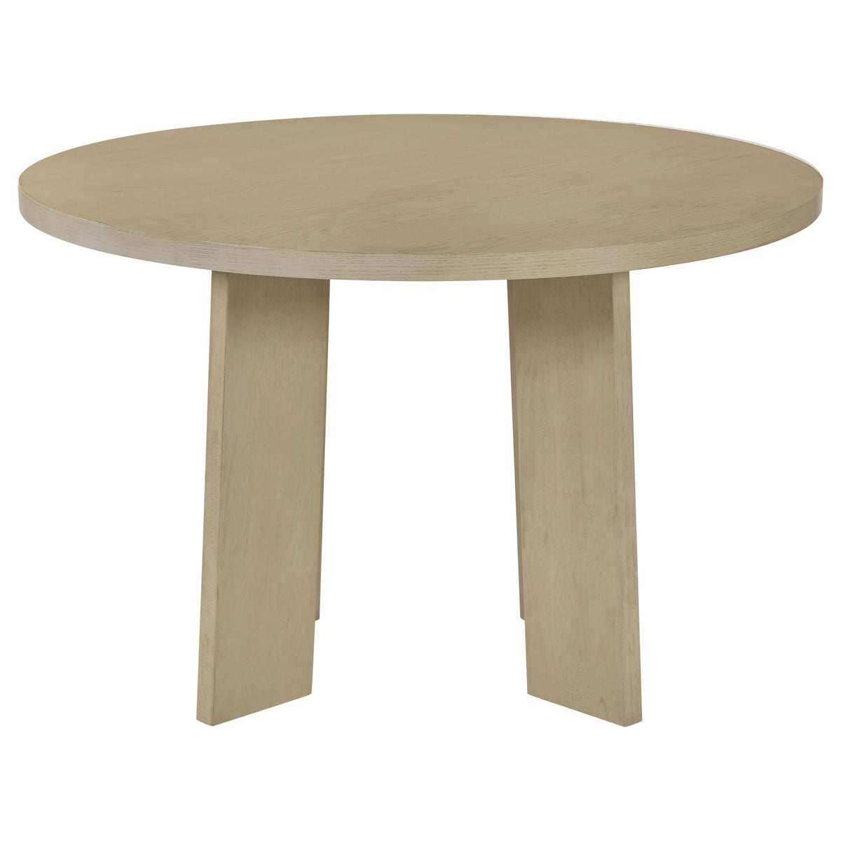Strouse 5-piece 47-inch Round Dining Set with Wheat Spindle Back Chairs Natural Oak