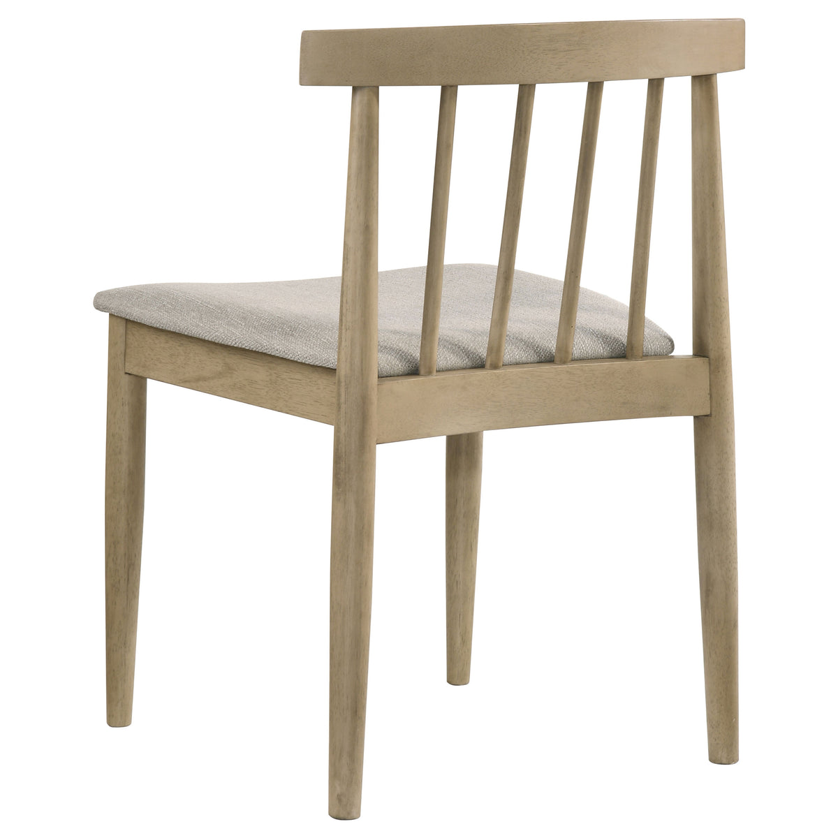 Cullen Spindle Back Upholstered Dining Side Chairs (Set of 2) Wheat and Natural Oak