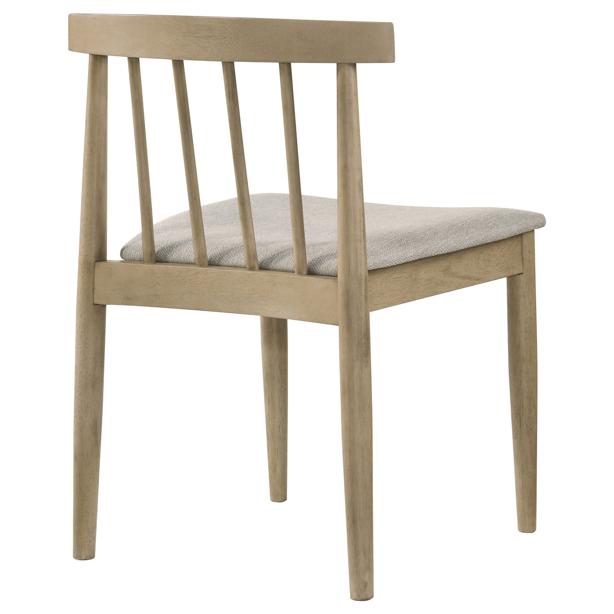 Cullen Spindle Back Upholstered Dining Side Chairs (Set of 2) Wheat and Natural Oak