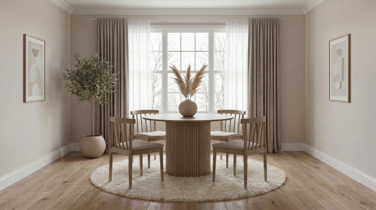 Cullen Spindle Back Upholstered Dining Side Chairs (Set of 2) Wheat and Natural Oak