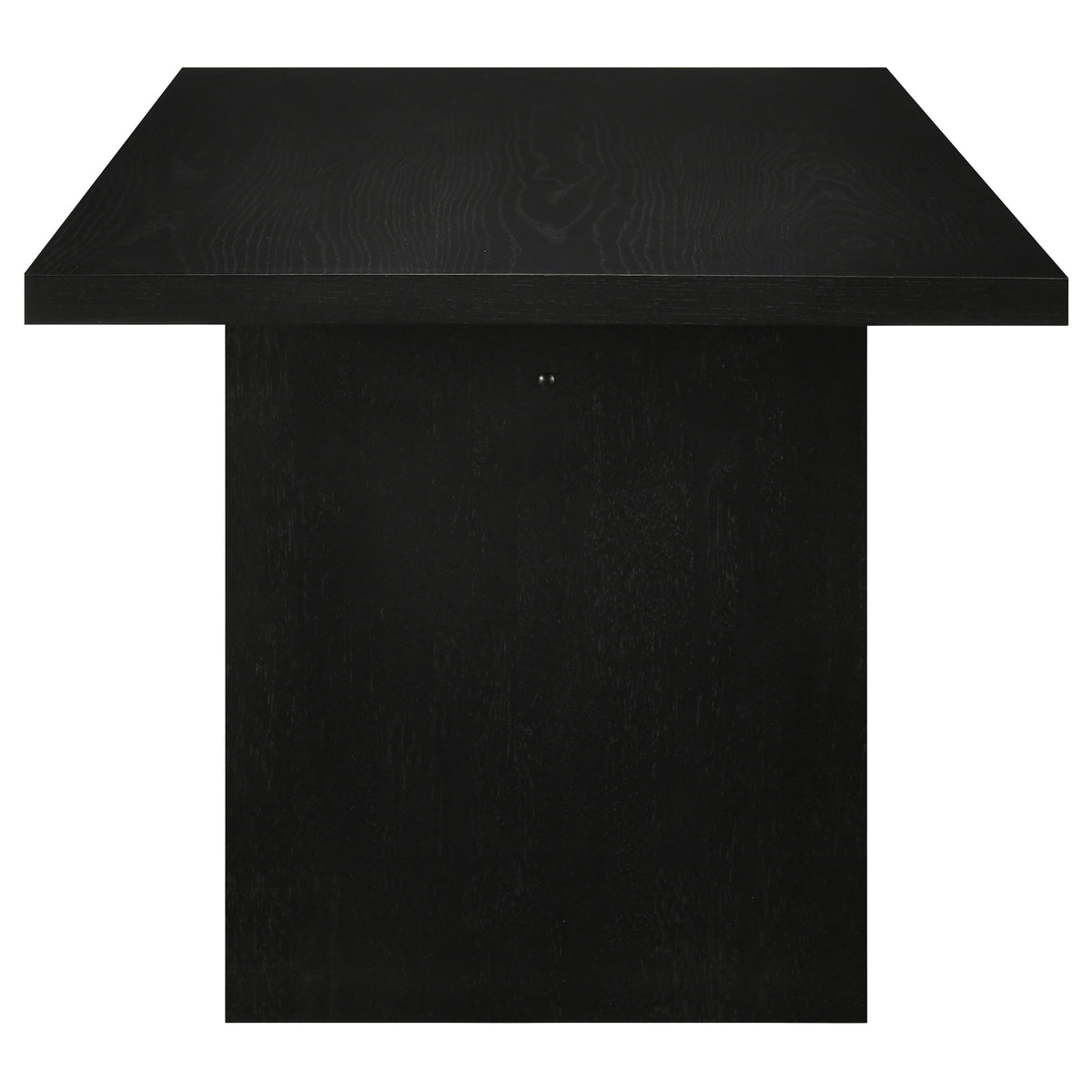 Decker 7-piece 82-inch Rectangular Dining Set with Cream Tufted Velvet Chairs Black