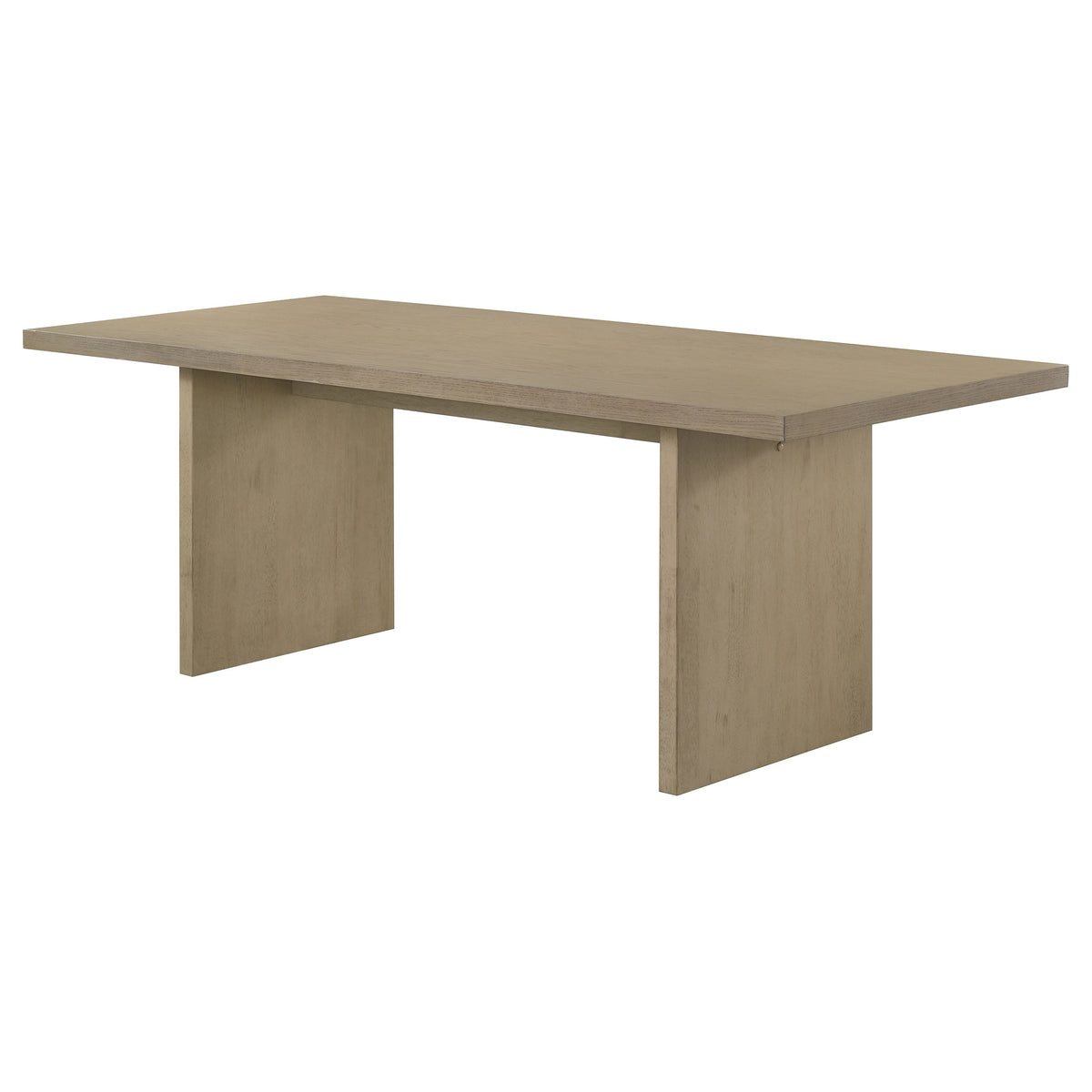 Decker 82-inch Rectangular Slab Top Dining Table Natural Oak