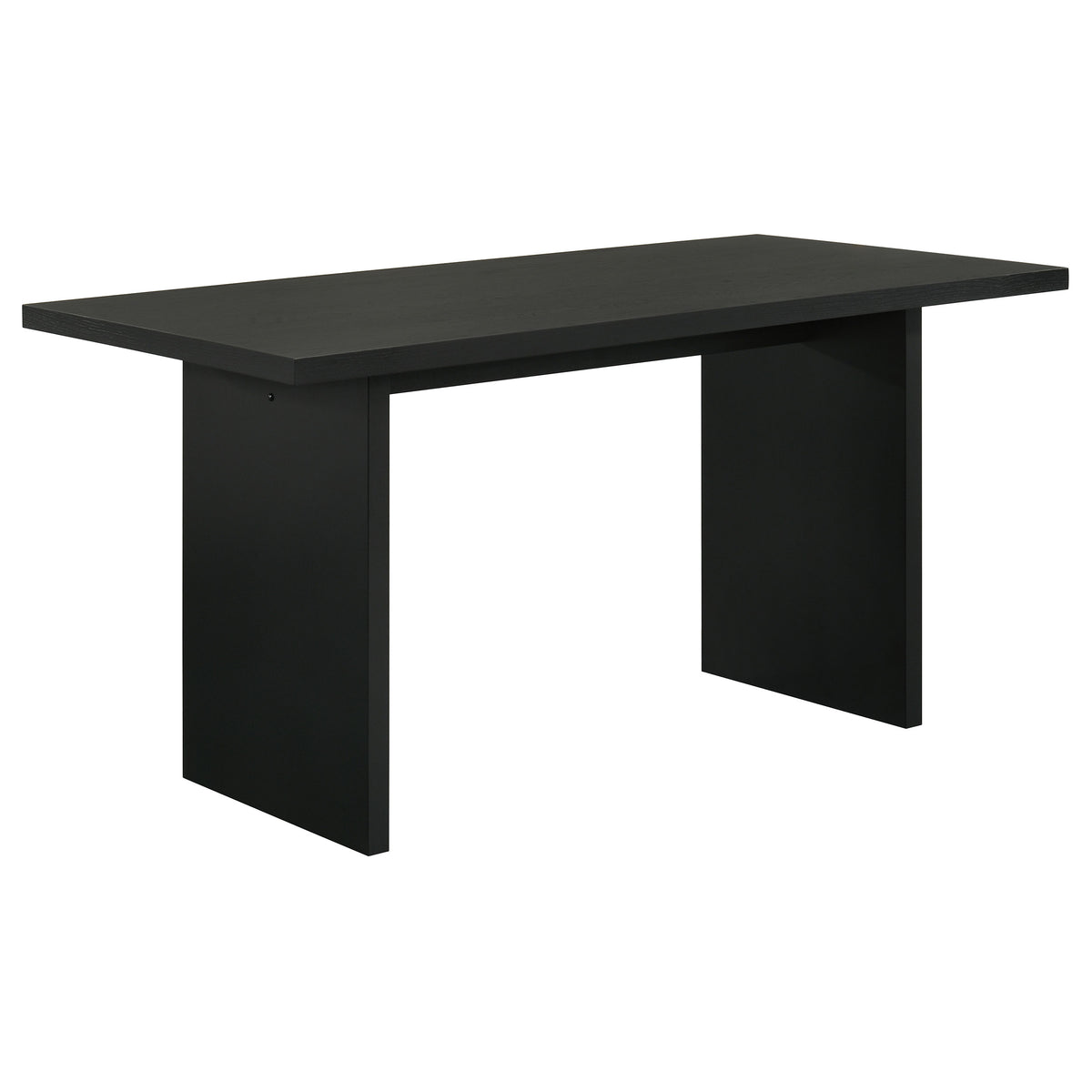 Decker 7-piece 70-inch Counter Height Dining Set with Black Faux Leather Counter Chairs Black