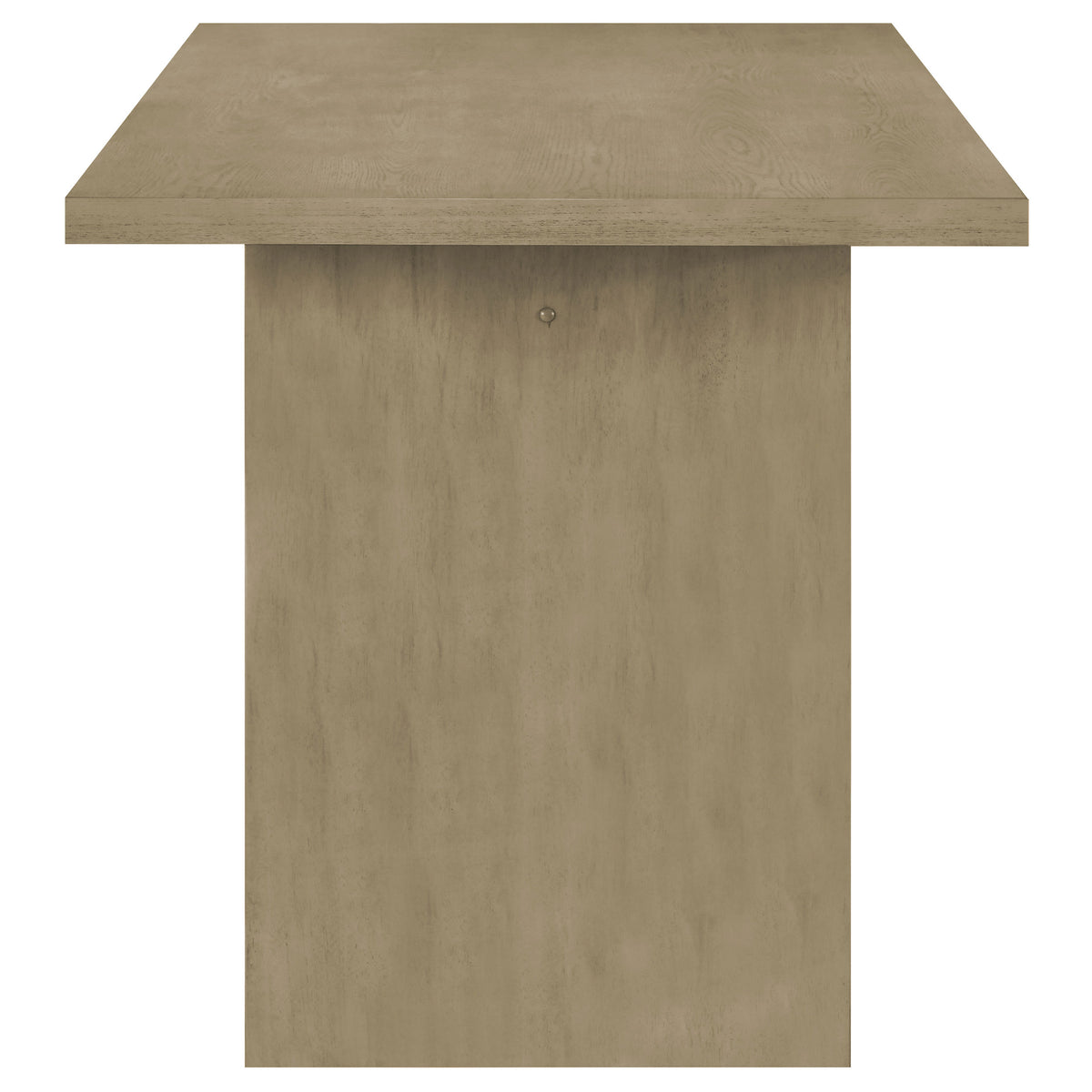 Decker 70-inch Rectangular Counter Height Slab Top Dining Table Natural Oak