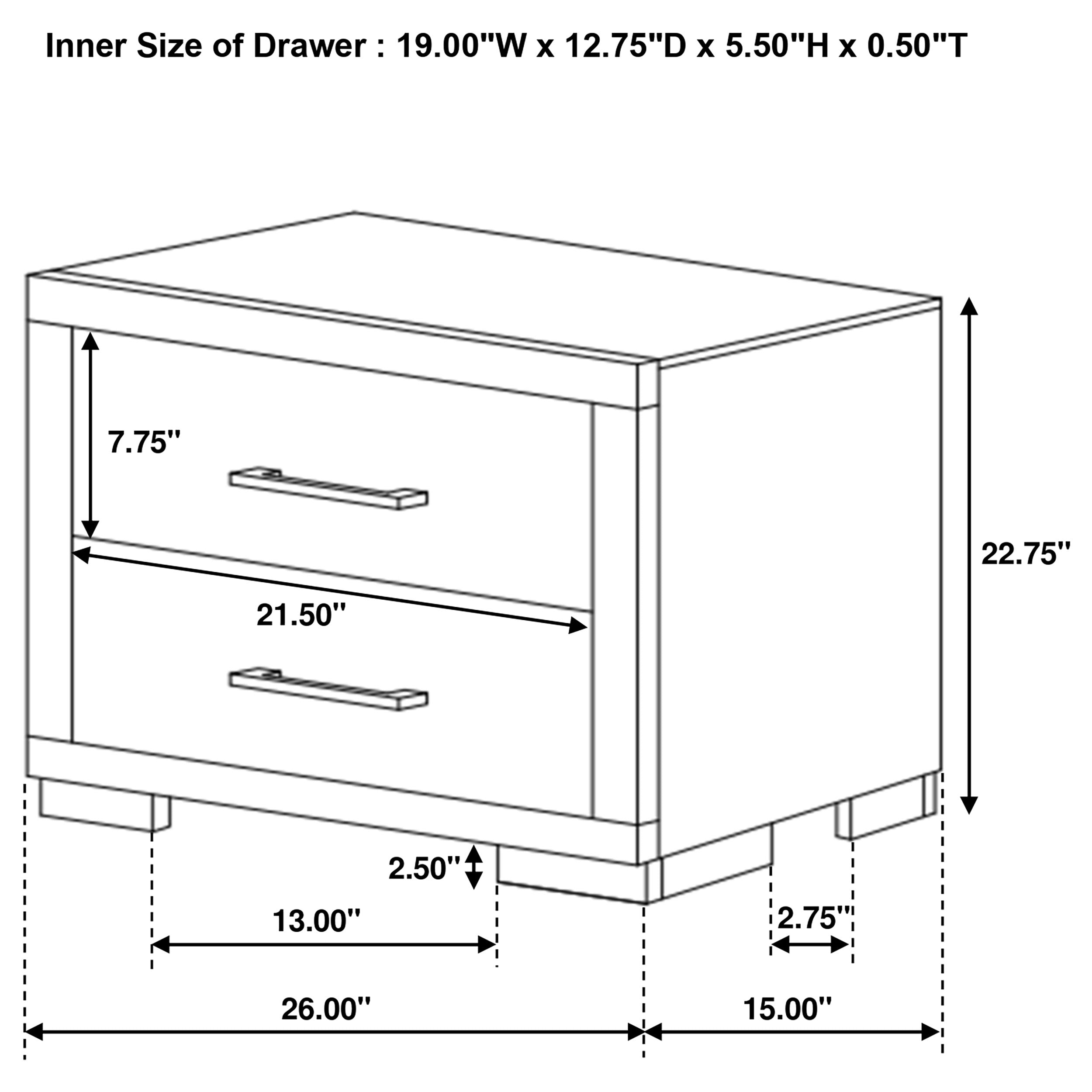 Jessica Bedroom Set (Bookcase Bed)