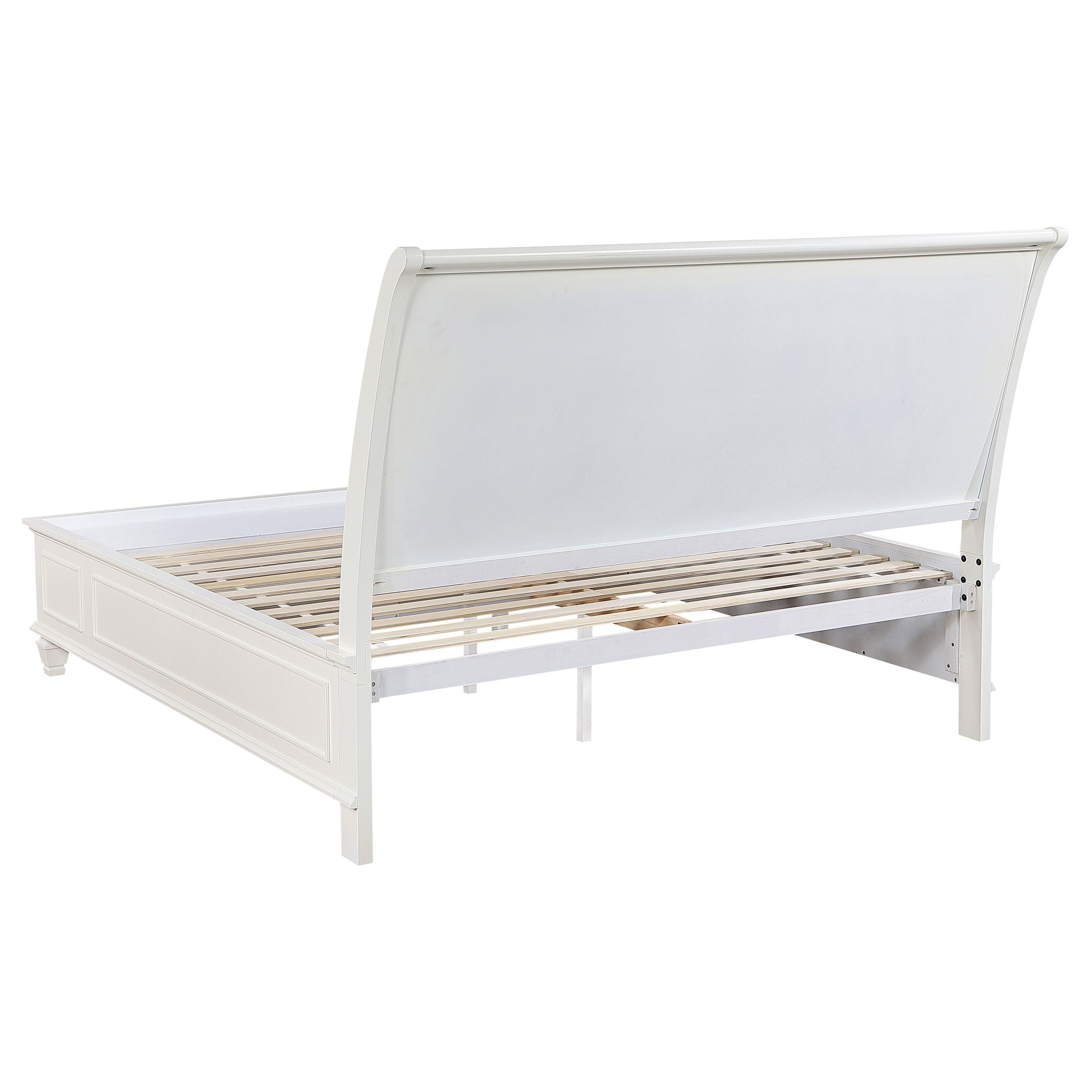 Sandy Beach Wood Panel Storage Bed