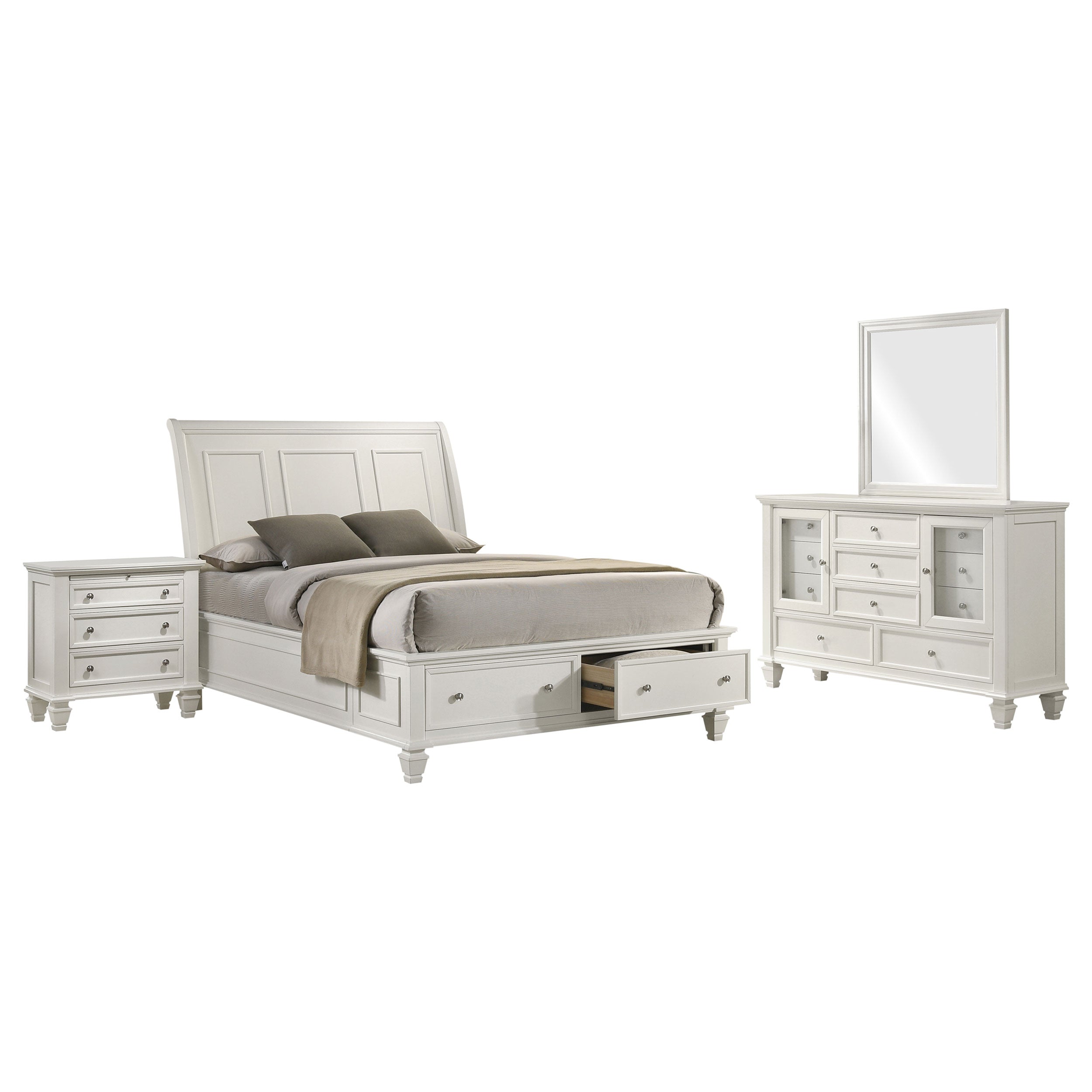 Sandy Beach Bedroom Set (Storage Bed)