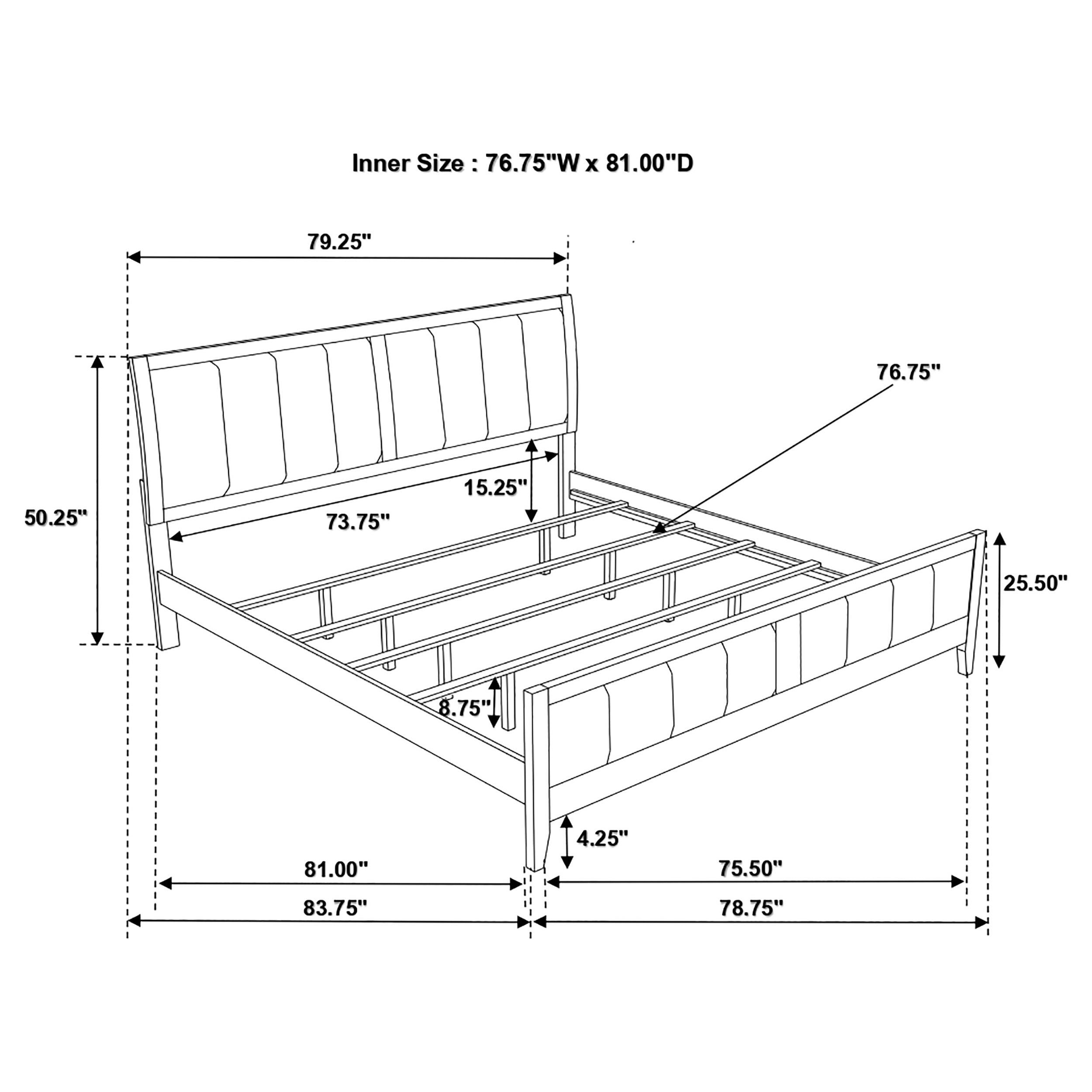Carlton Wood Panel Bed