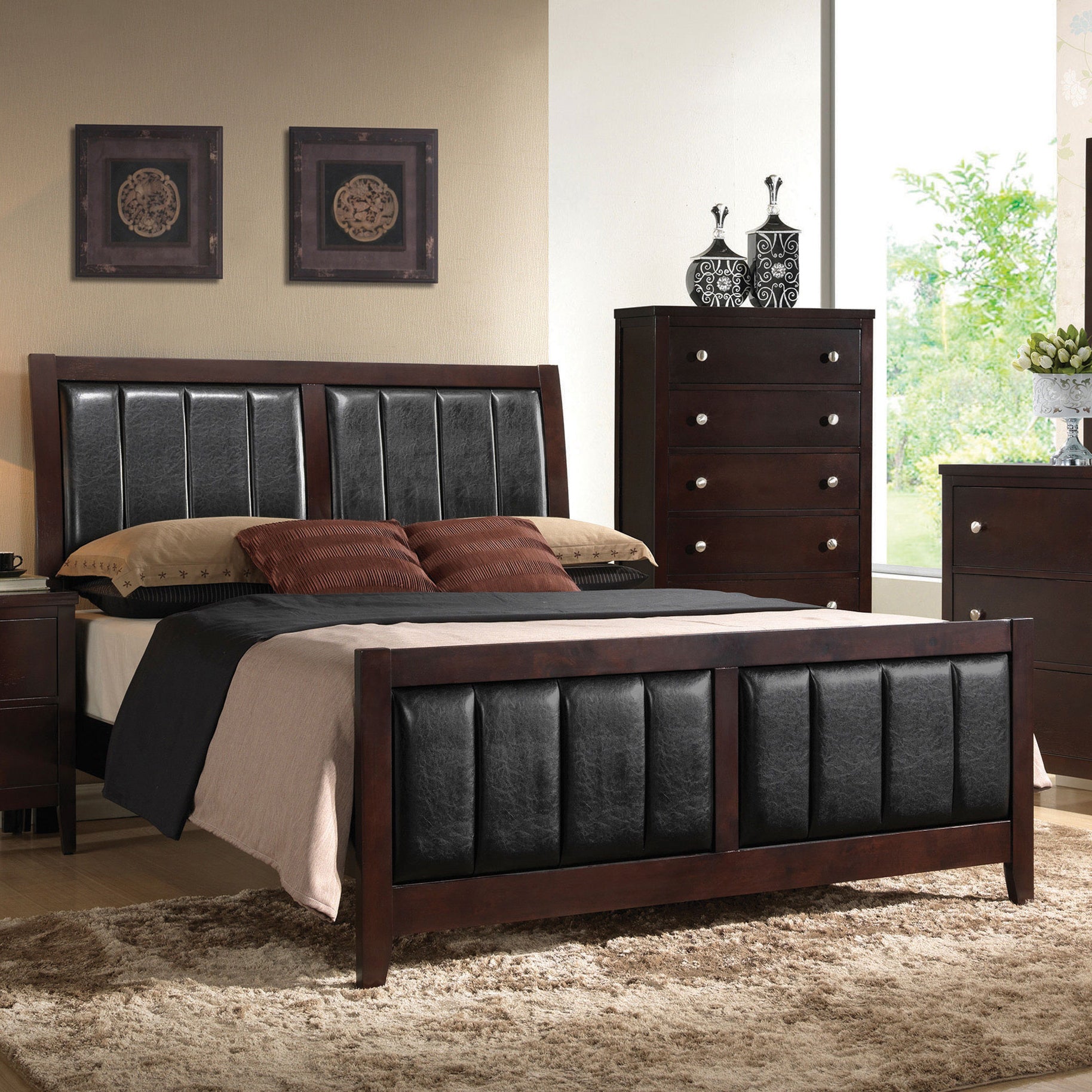 Carlton Wood Panel Bed