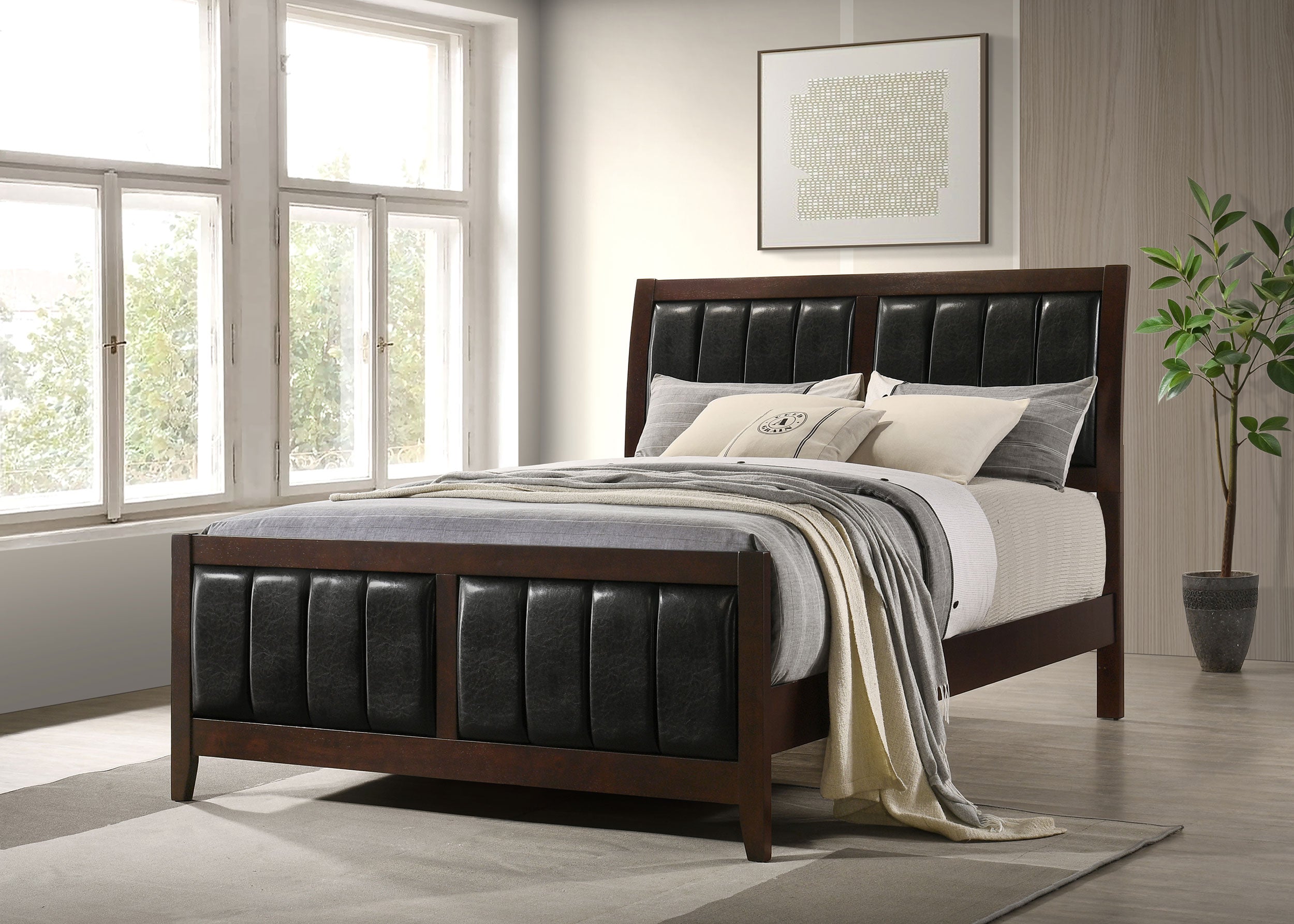 Carlton Wood Panel Bed