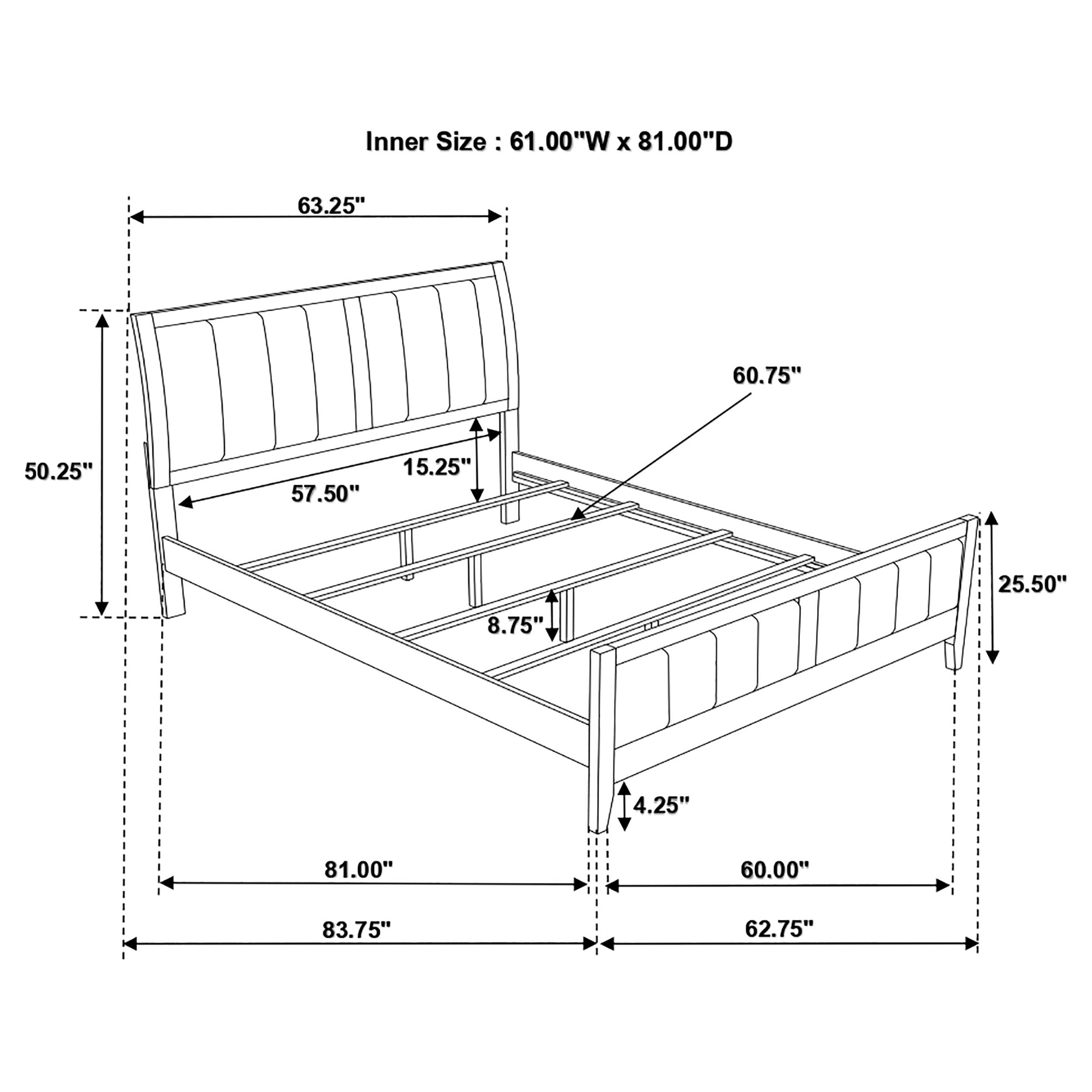 Carlton Wood Panel Bed
