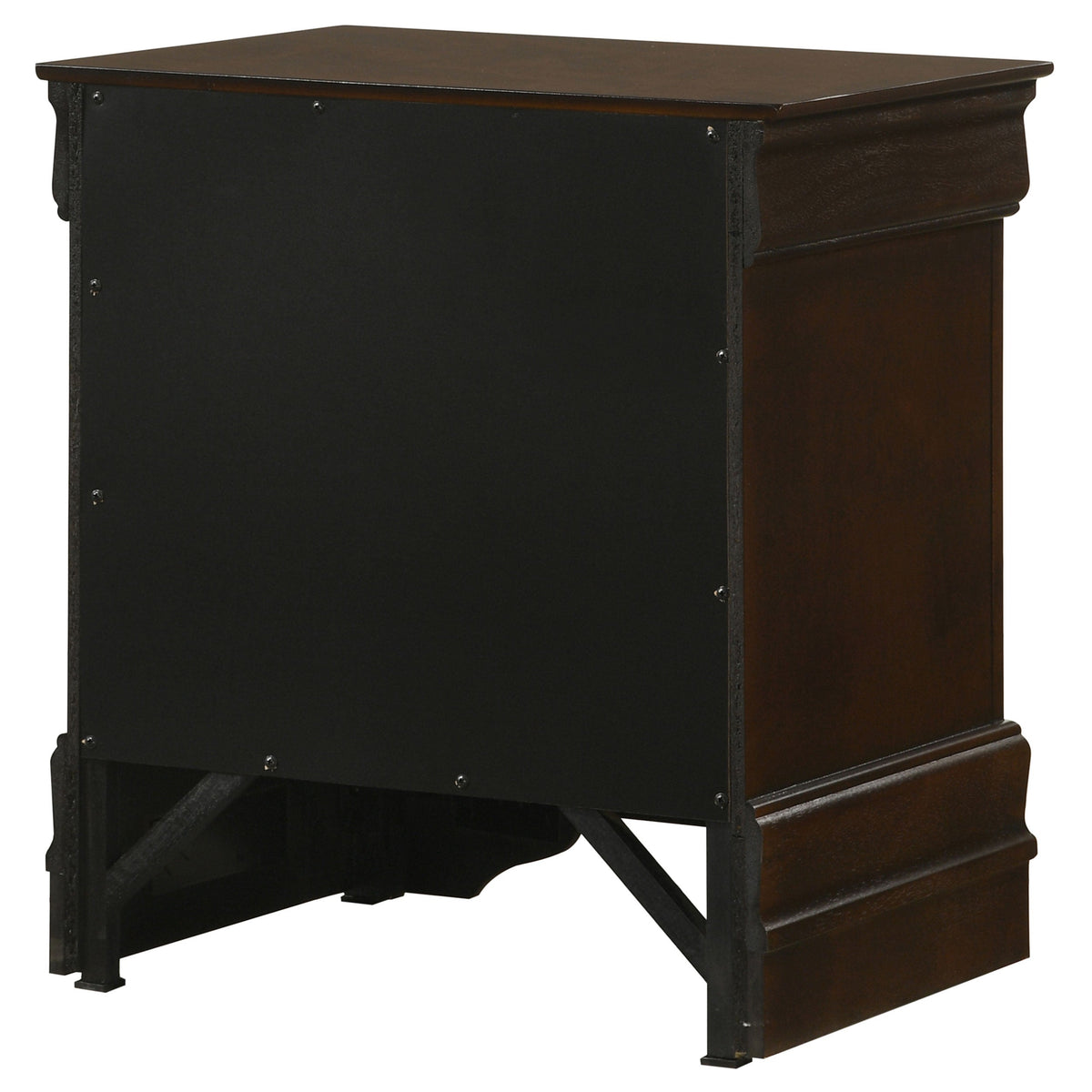 Louis Philippe 2-drawer Nightstand In Cappuccino