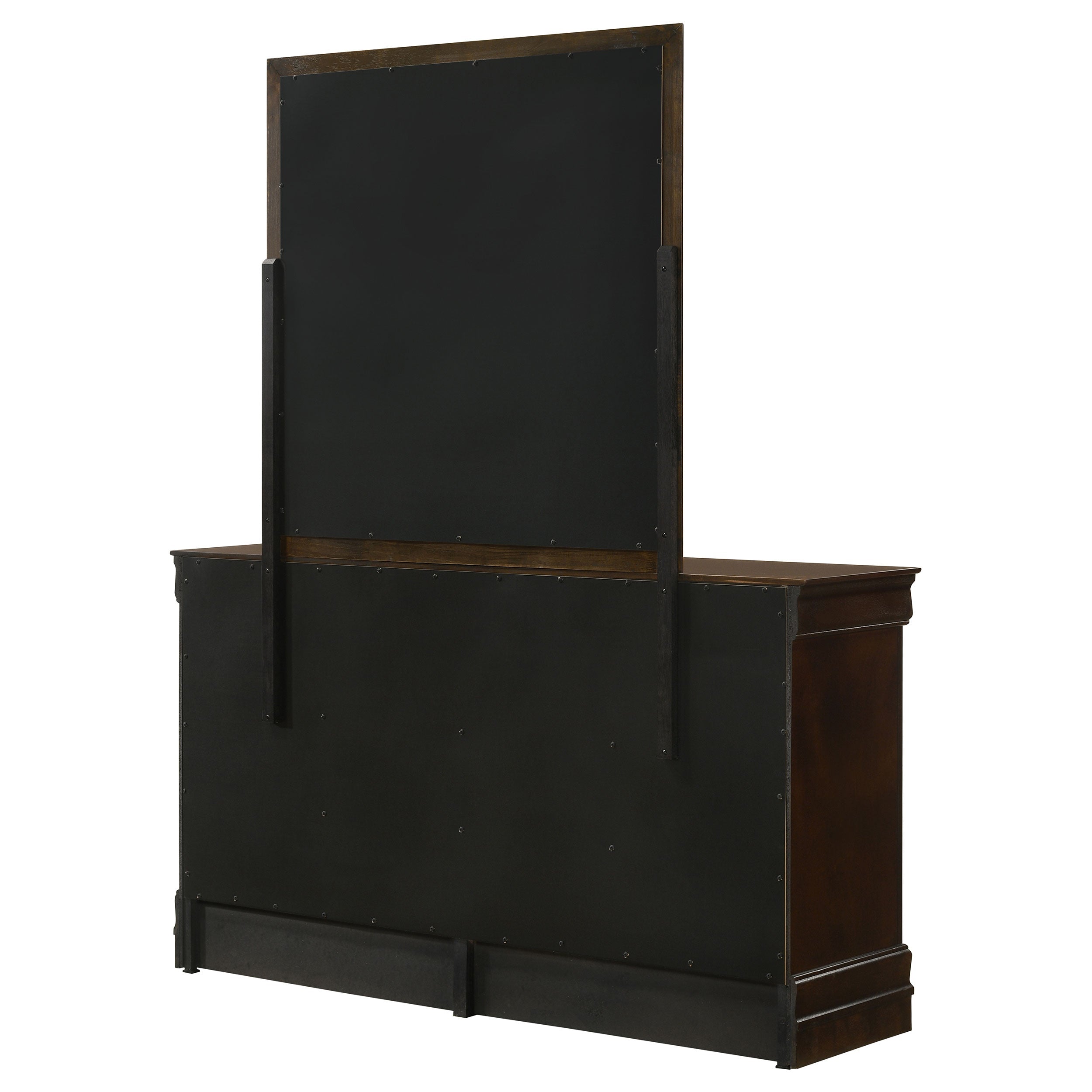 Louis Philippe Dresser with Mirror (Cappuccino)