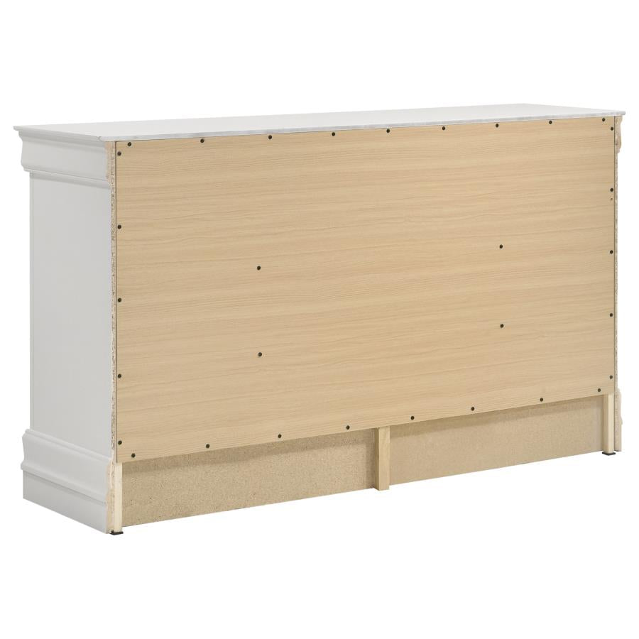 Louis Philippe 5-piece Queen Bedroom Set In White