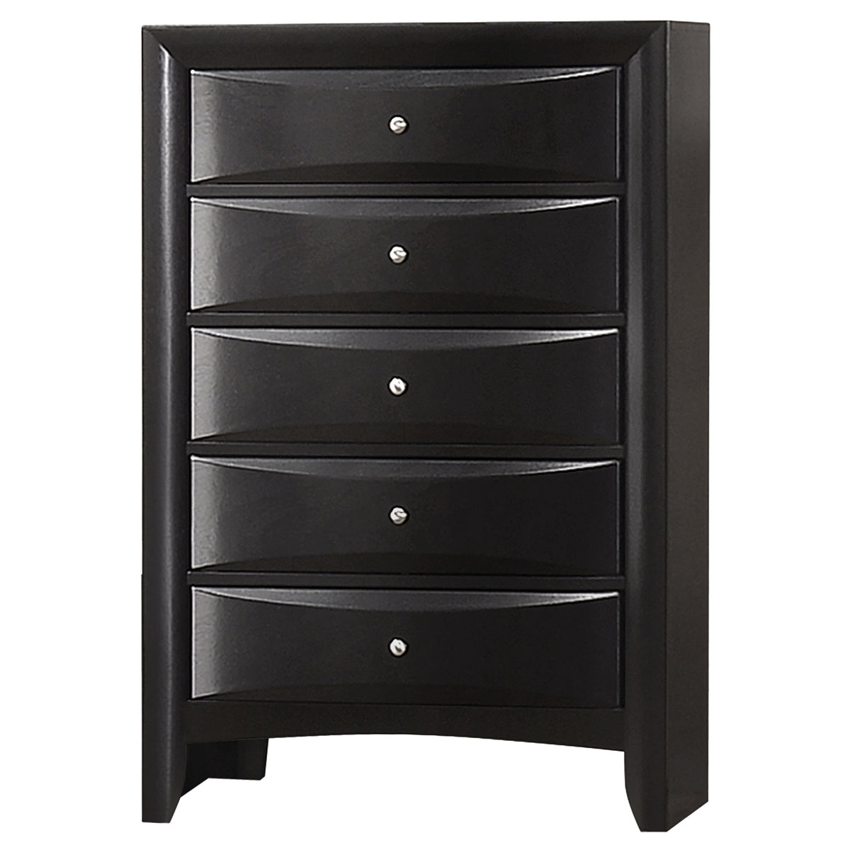Briana 5-piece California King Bedroom Set with Bookcase Storage Bed Black
