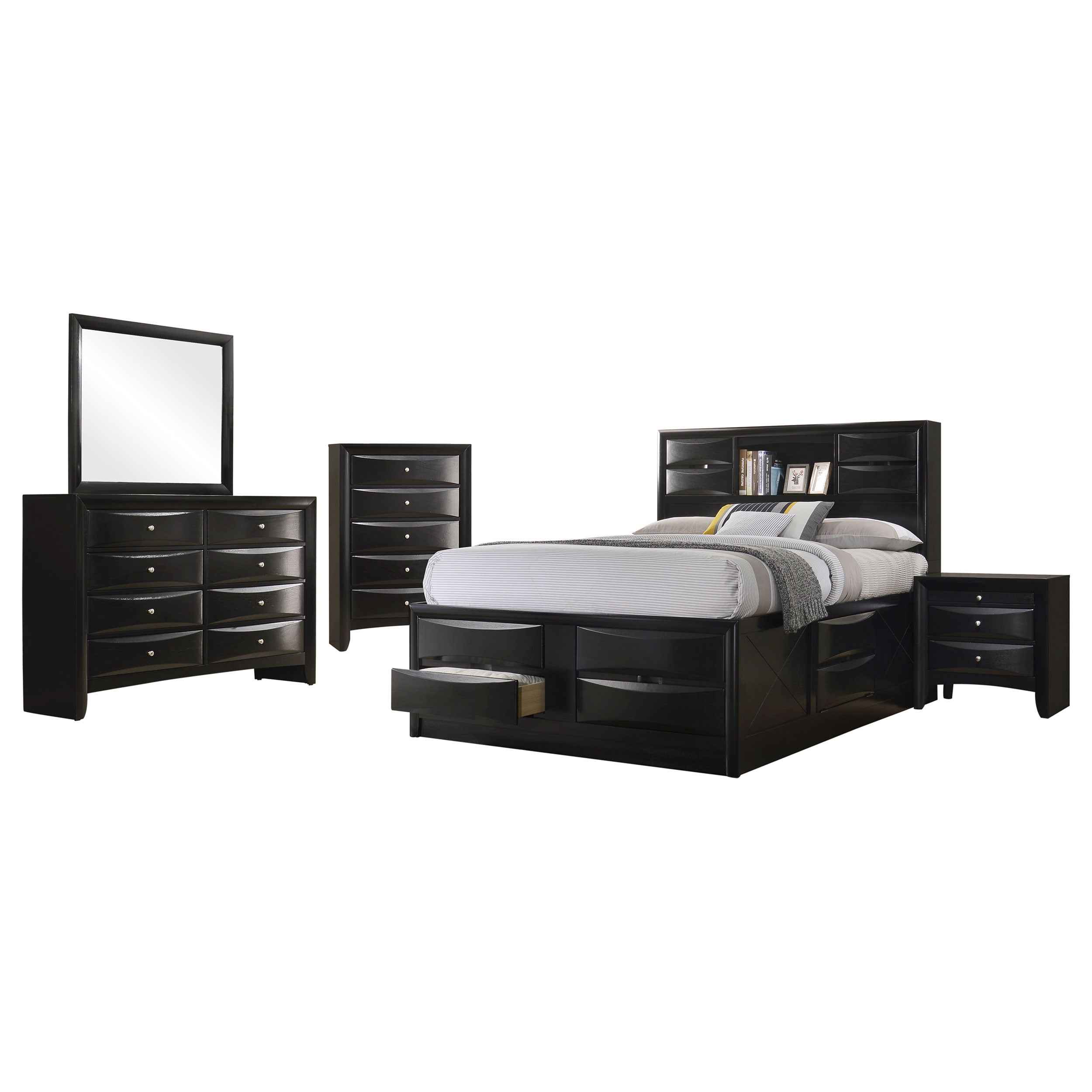 Briana Bedroom Set (Storage Bed)