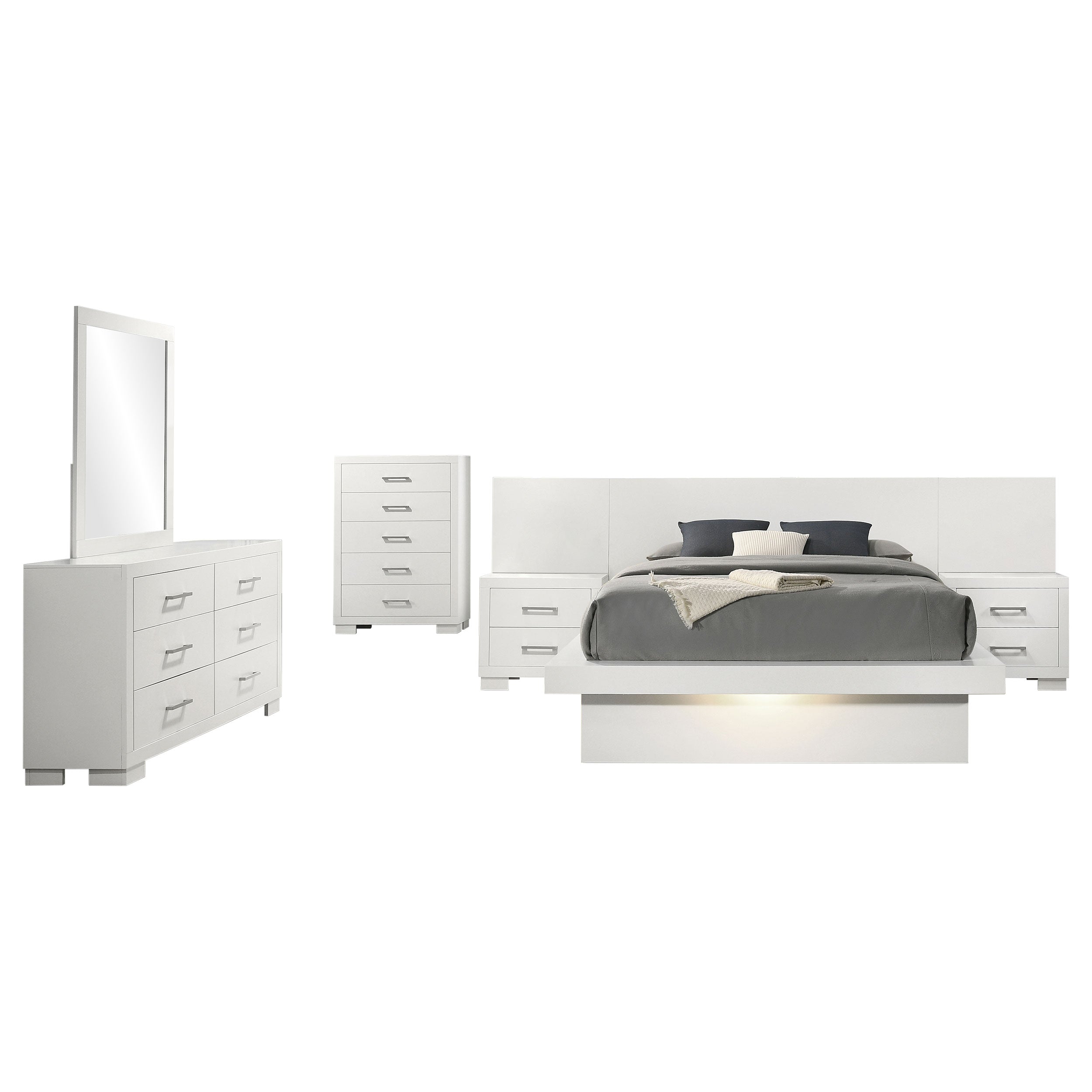 Jessica Wall Panel Bedroom Set