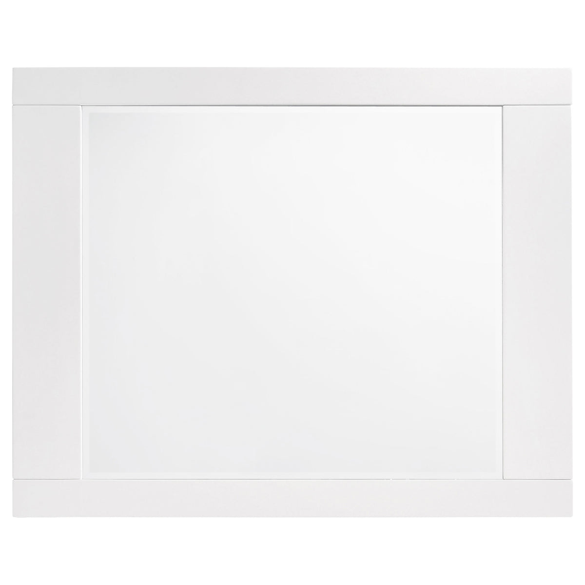 Felicity 4-piece Twin Bedroom Set with LED Panel Bed White High Gloss