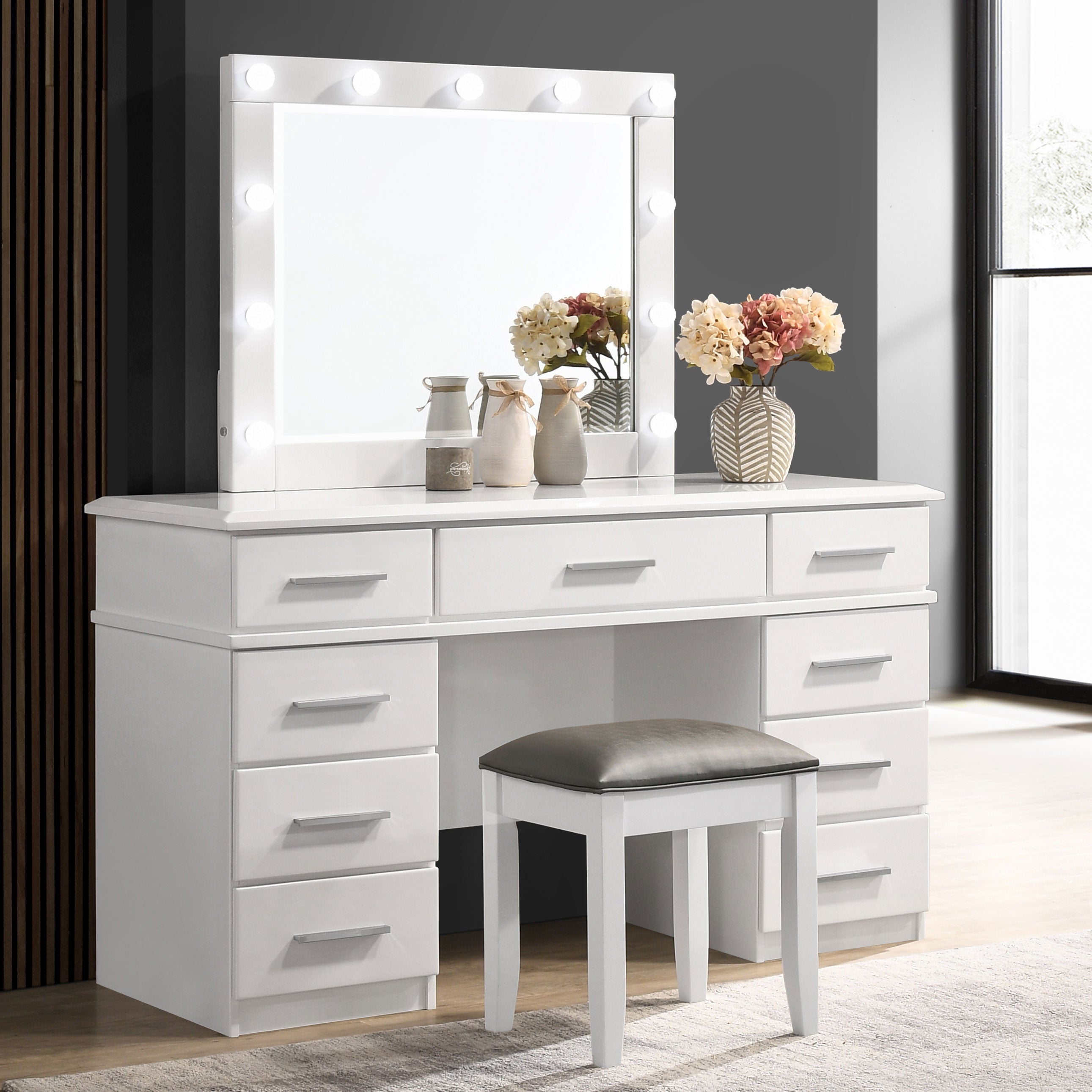 Felicity Vanity Stool