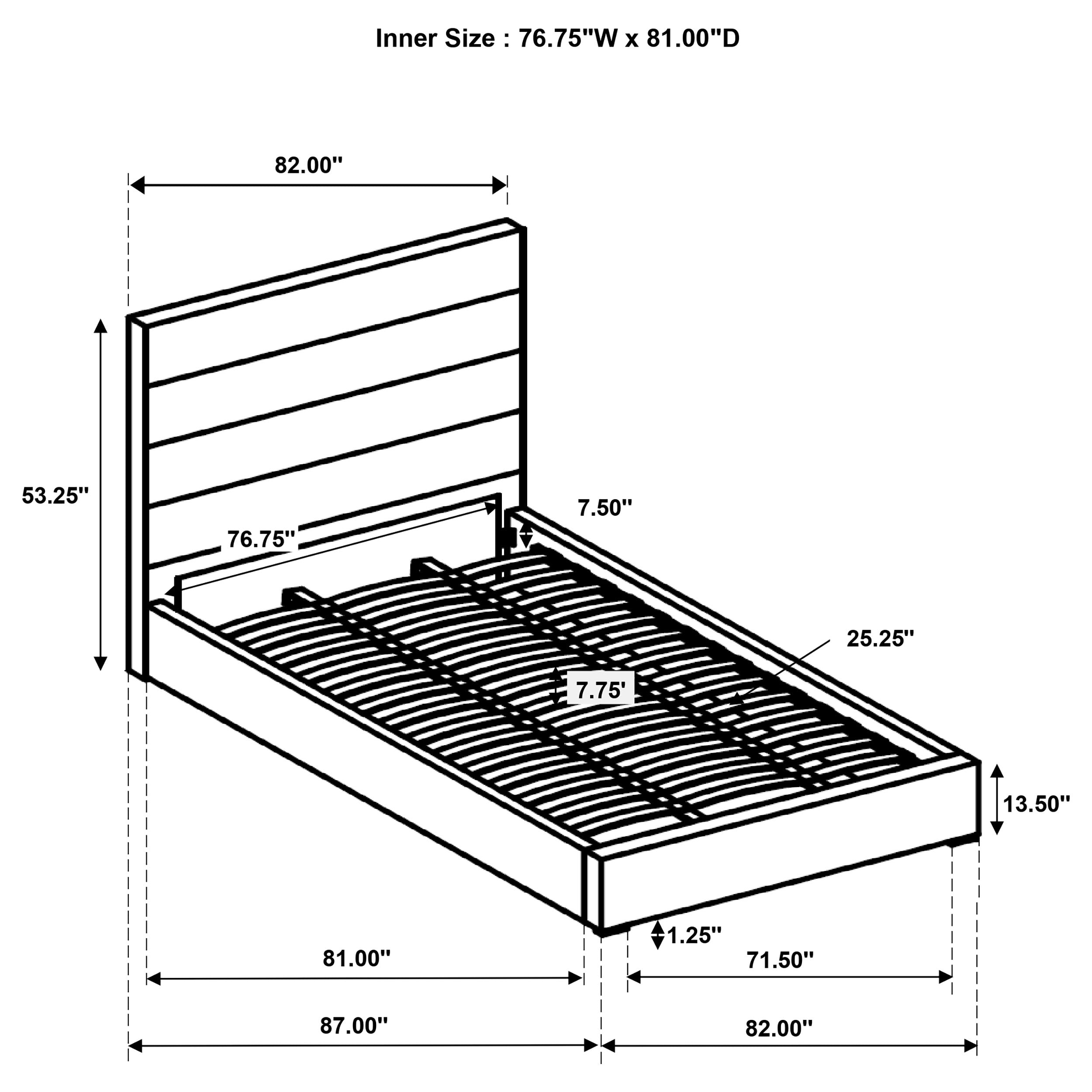 Felicity Upholstered Bed
