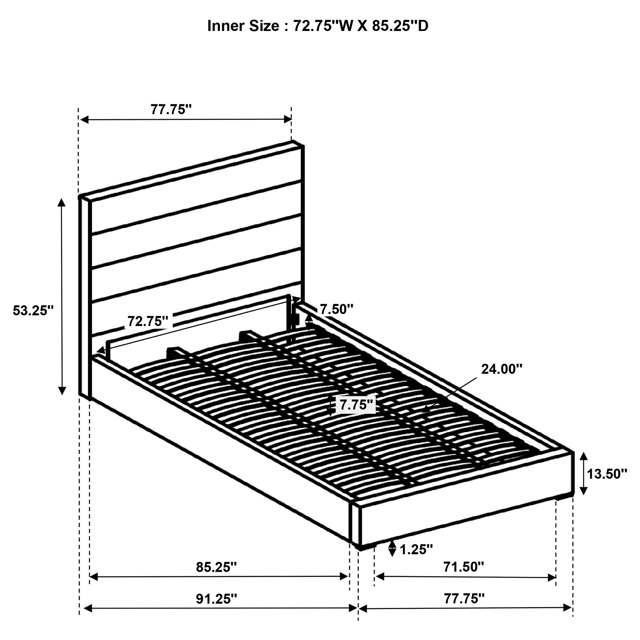 Felicity Bedroom Set (Upholstered Bed)