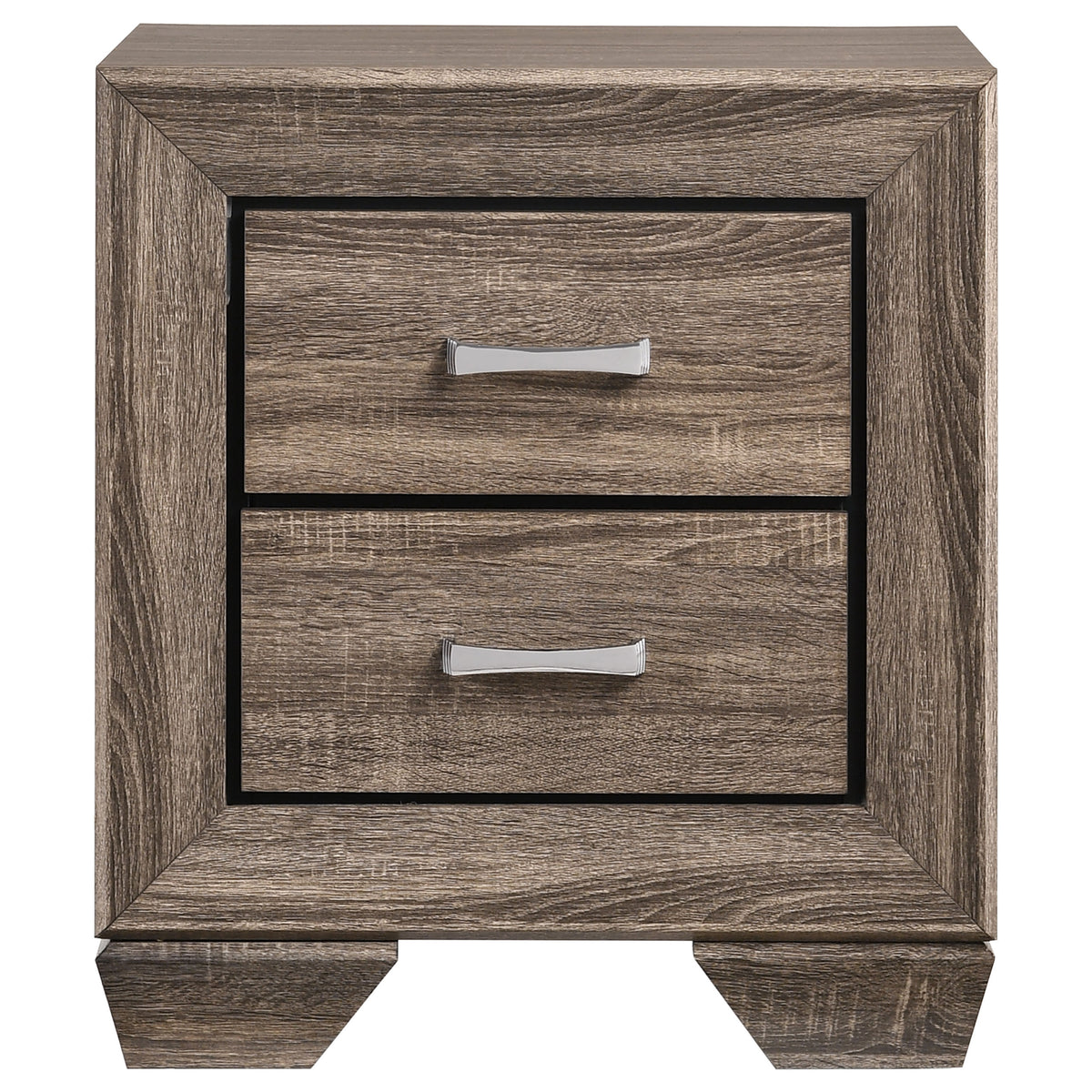 Kauffman 4-piece Eastern King Bedroom Set with Storage Panel Bed Washed Taupe