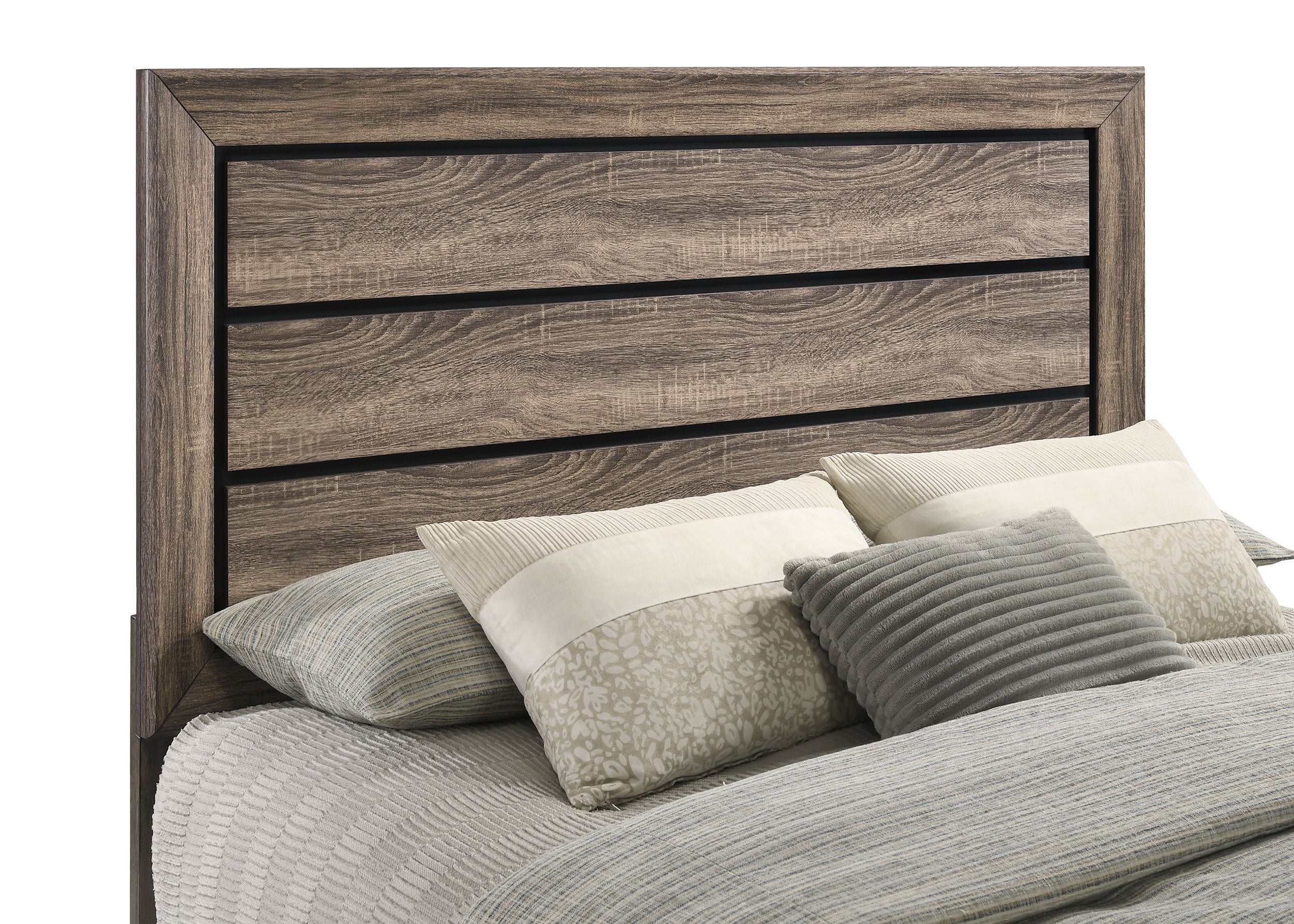Kauffman Wood Panel Storage Bed