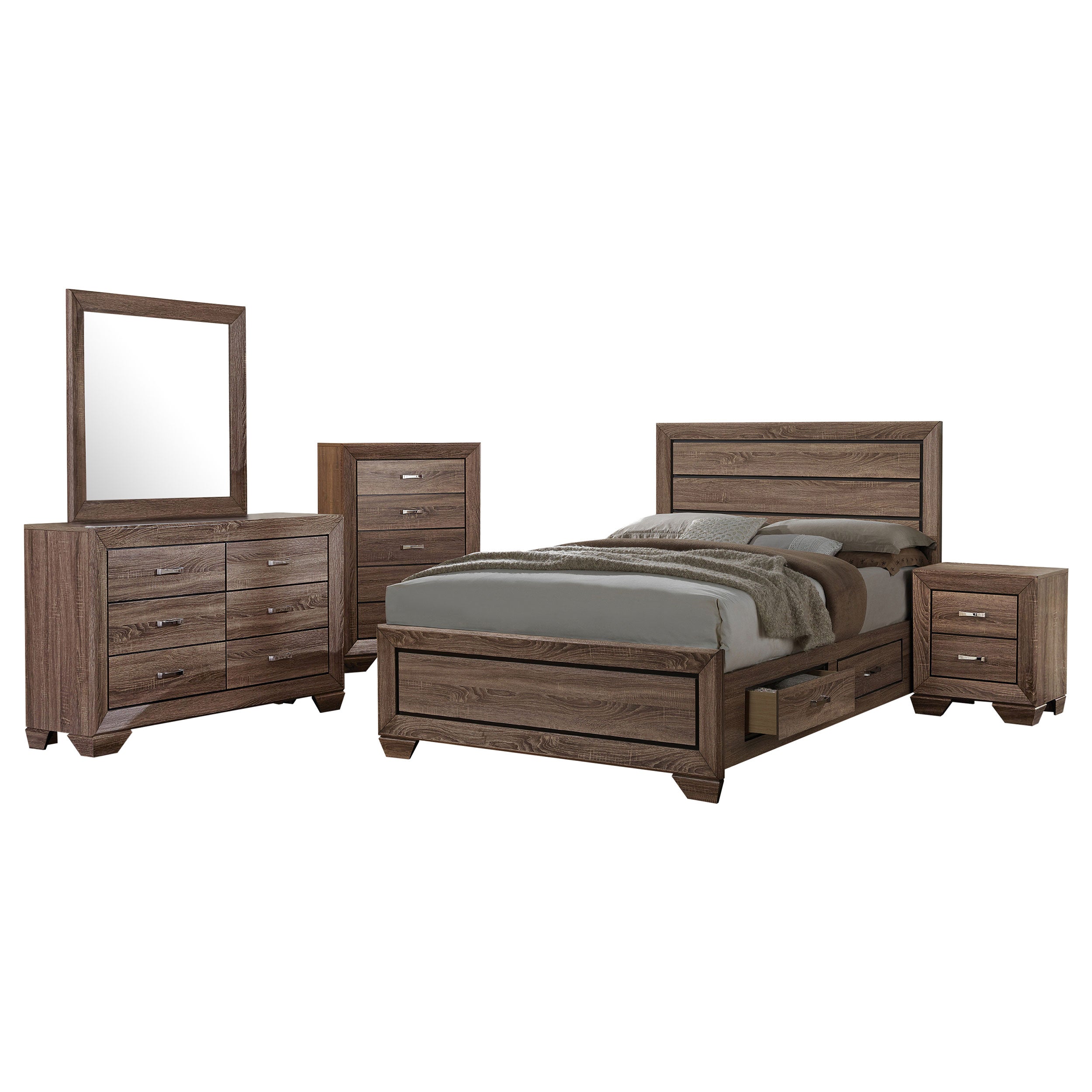 Kauffman Bedroom Set (Storage Bed)