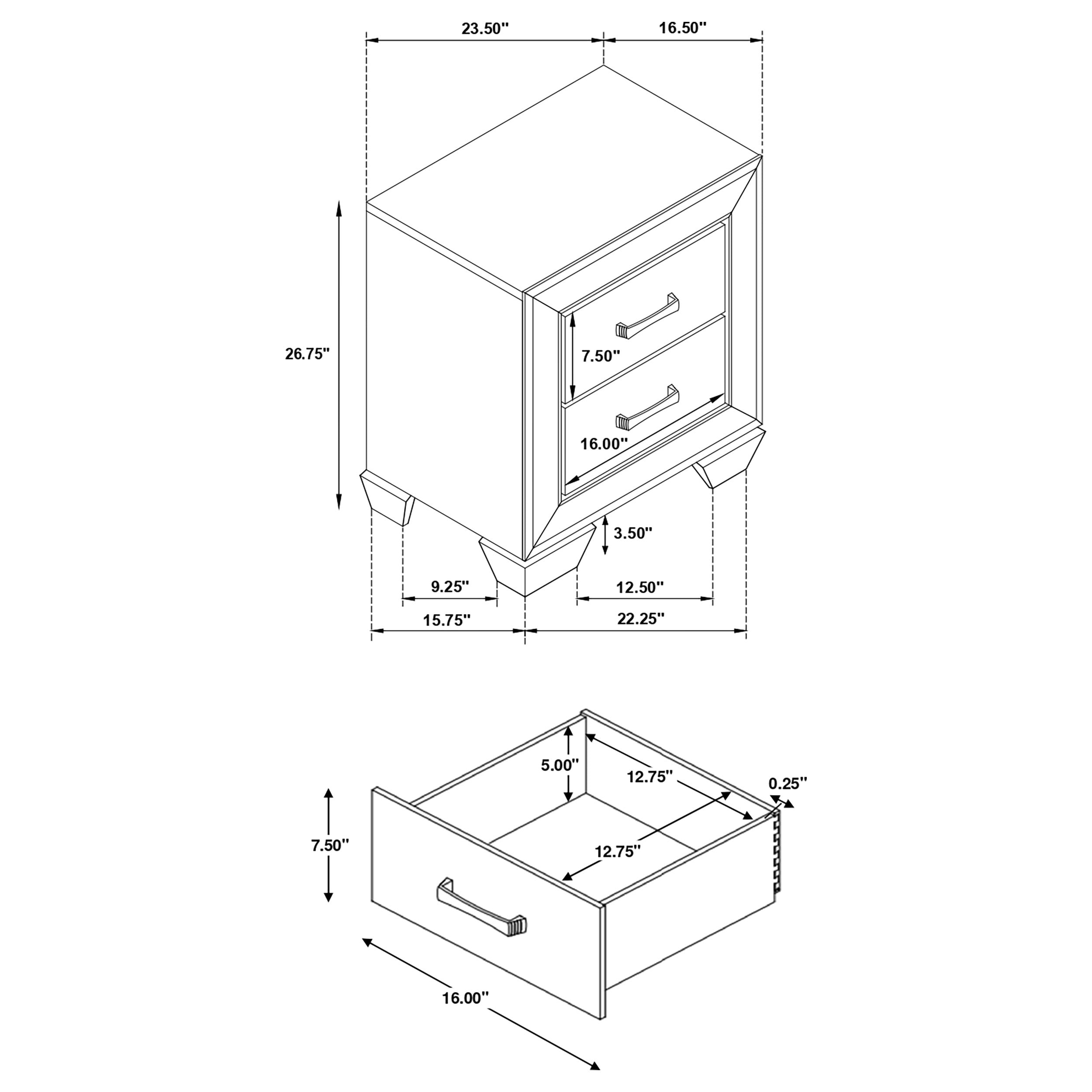 Kauffman Bedroom Set (Storage Bed)