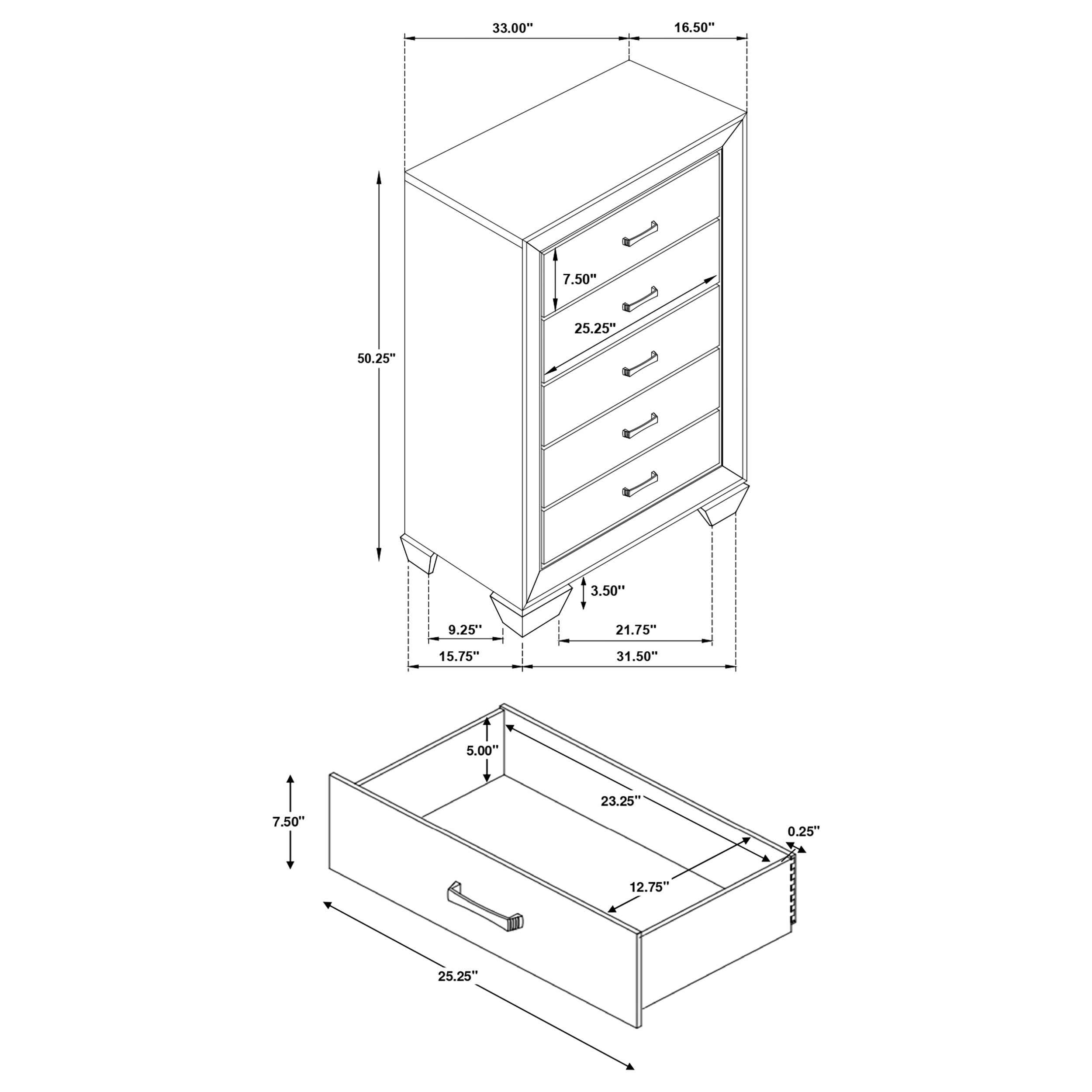 Kauffman Bedroom Set (Storage Bed)