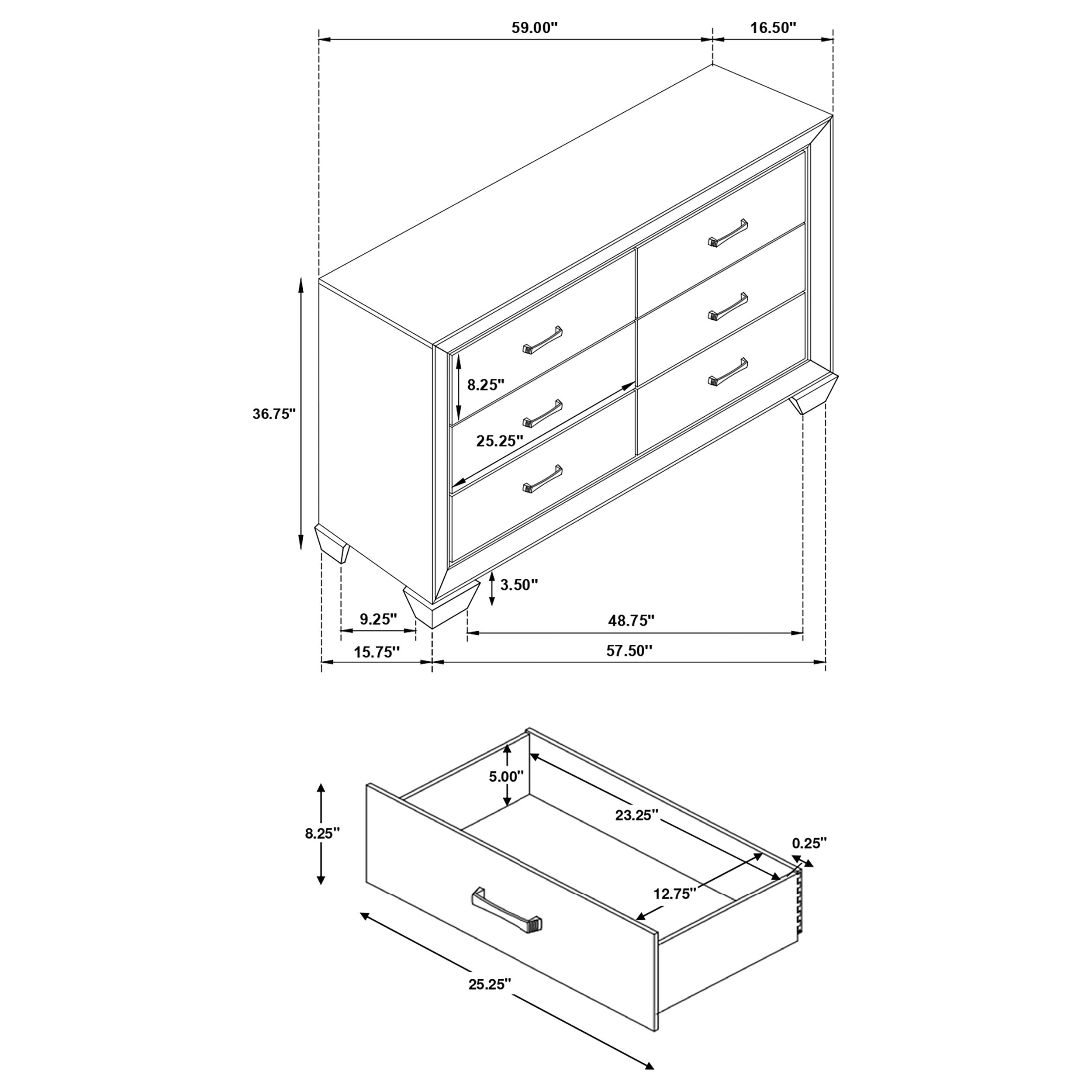 Kauffman Bedroom Set (Storage Bed)